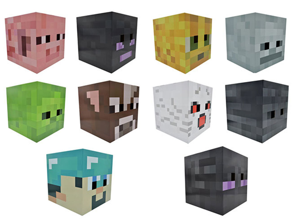 Wallpaper #Vbgt3ZIBJvJKYCmEiv-v236 Minecraft Diy Steve Zombie Creeper Spider Enderman Skeleton Zombie