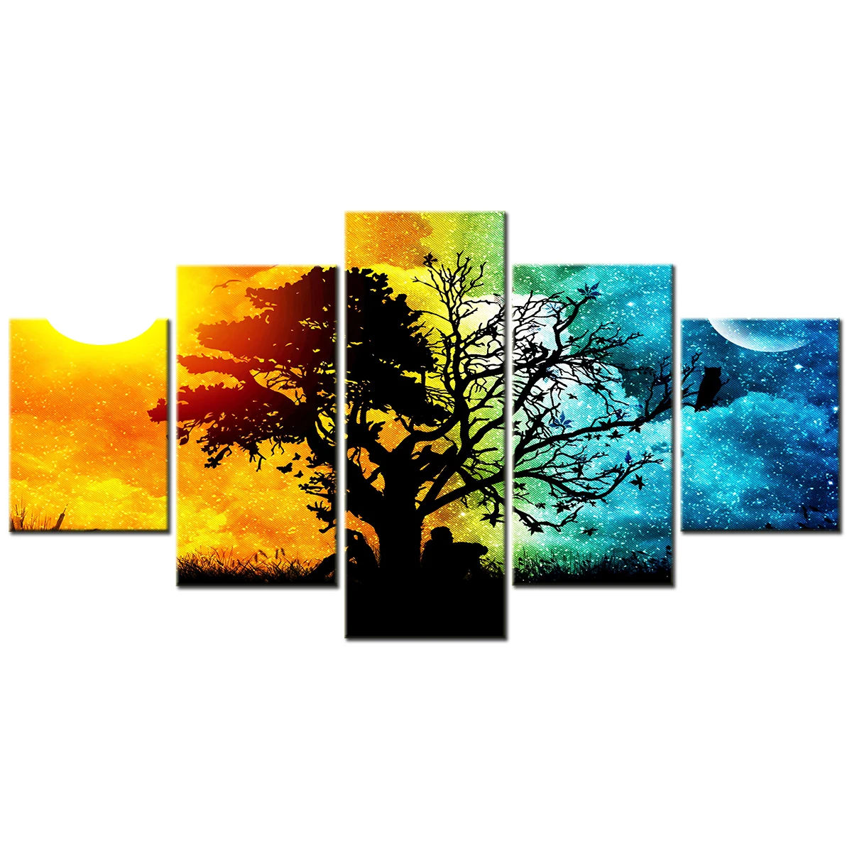 Wallpaper #02714 Three New Very Large Tree Paintings Rich Gane Art