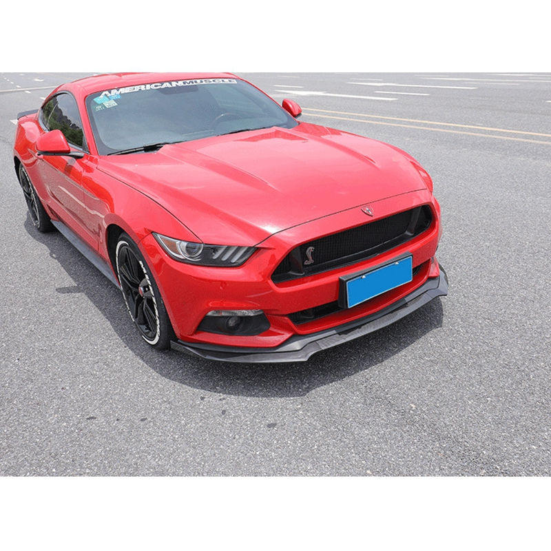 Wallpaper #_bhL25IBJvJKYCmEP_UA195 Front Bumper Lip Spoiler Splitters for Ford Mustang 2015 2016 2017 Jc
