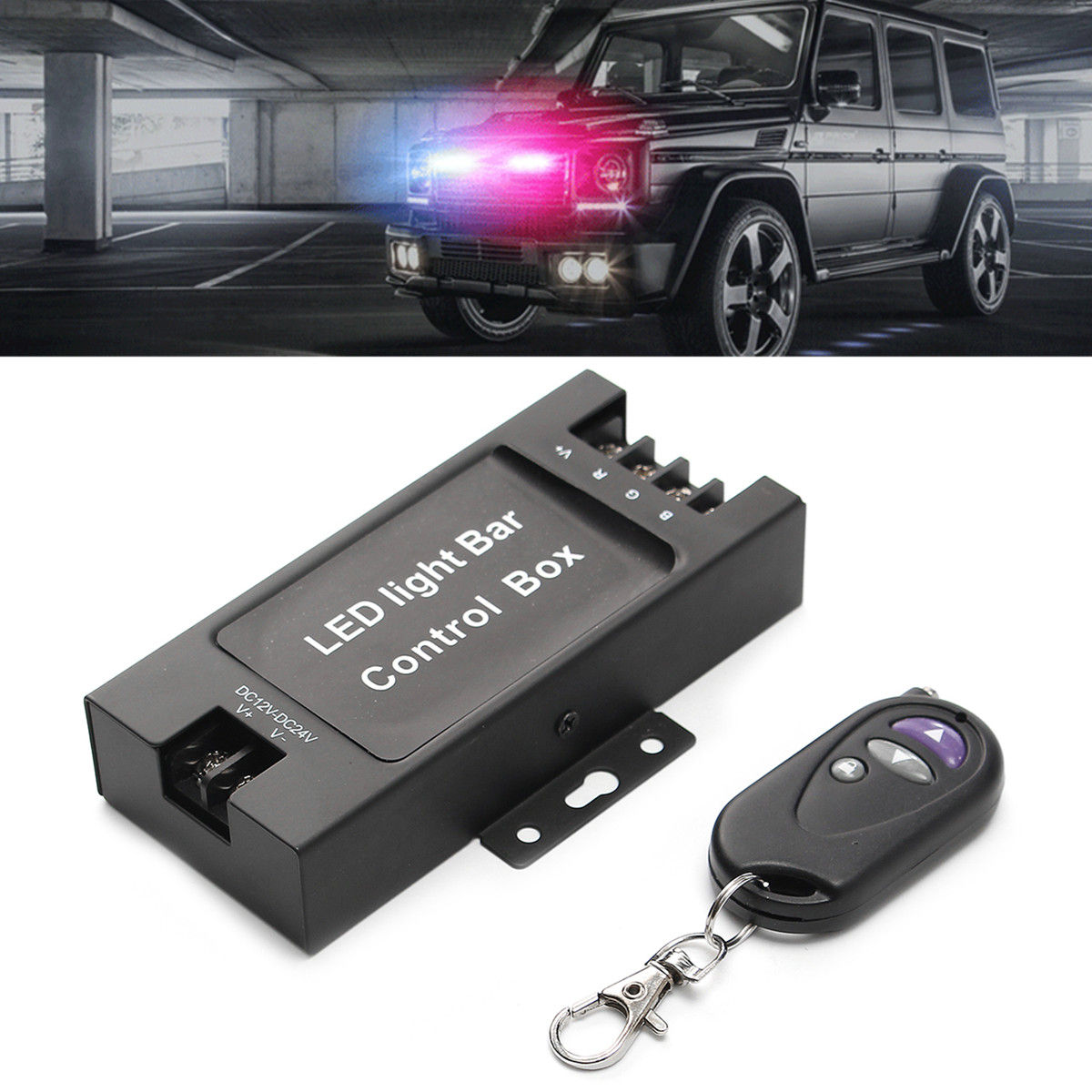 Wallpaper #J2chC5MBSpphPi3-VNjy323 12 24v LED Light Bar Battery Box Flash Strobe Controller with Wireless