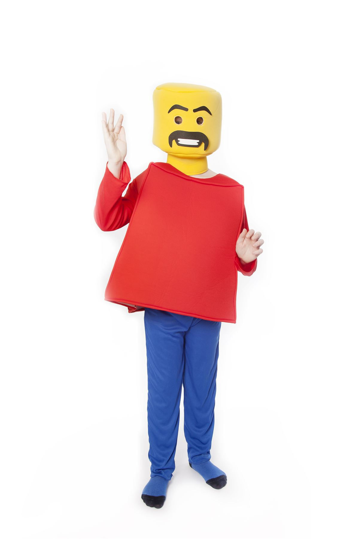 Wallpaper #_l7fMpMBborbLbczQF97294 Lego Kids Block Head Costume Fancy Dress Novelty Childs Costume Outfit