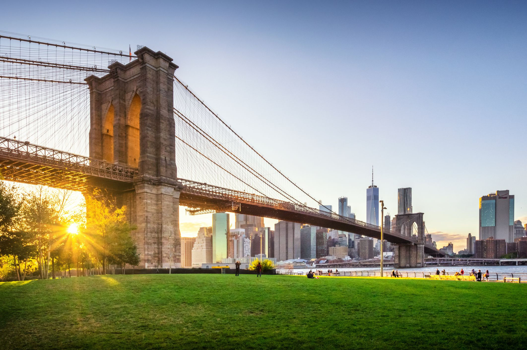 Wallpaper #66e34 Brooklyn Bridge in New York the Iconic Crossing Between Manhattan and