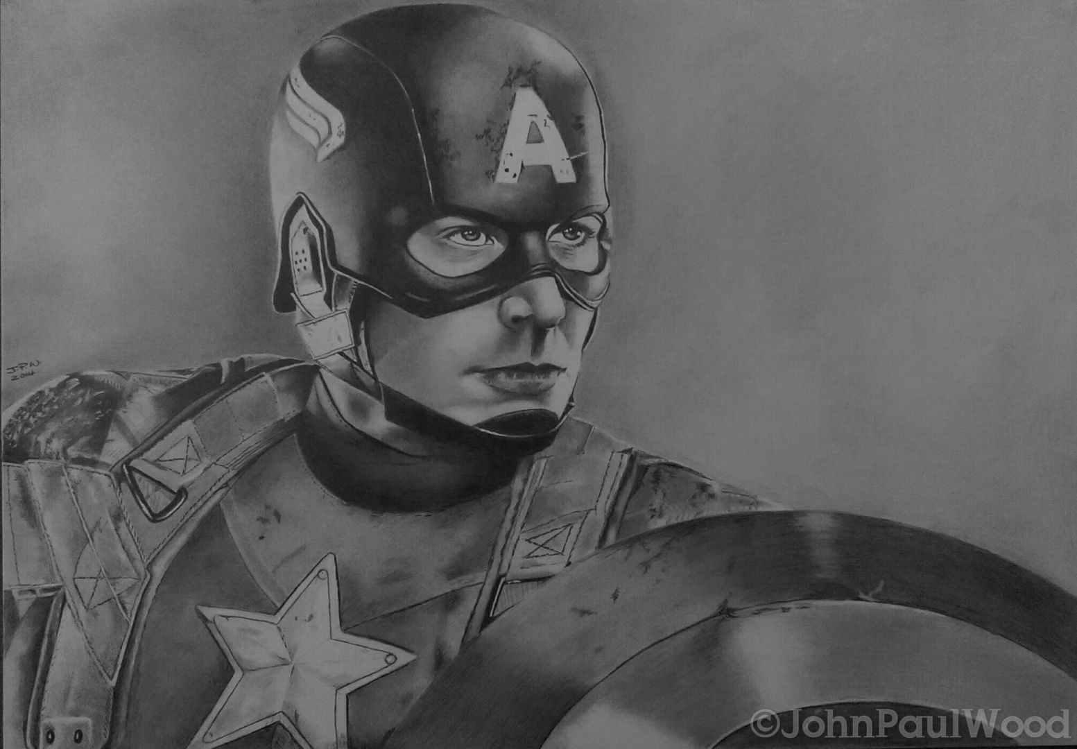 Wallpaper #R6WnOJMBVBiSkHCax45p187 Drawing Captain America by Jpw Artist Ourartcorner