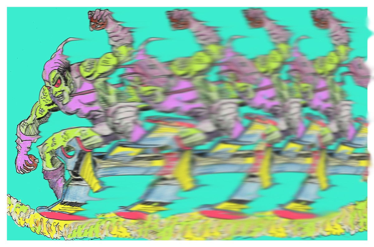 Wallpaper #GkAxMJMBJhL2WPbaVMA6417 Drawing Green Goblin at Speed by Pencil Recreations Ourartcorner