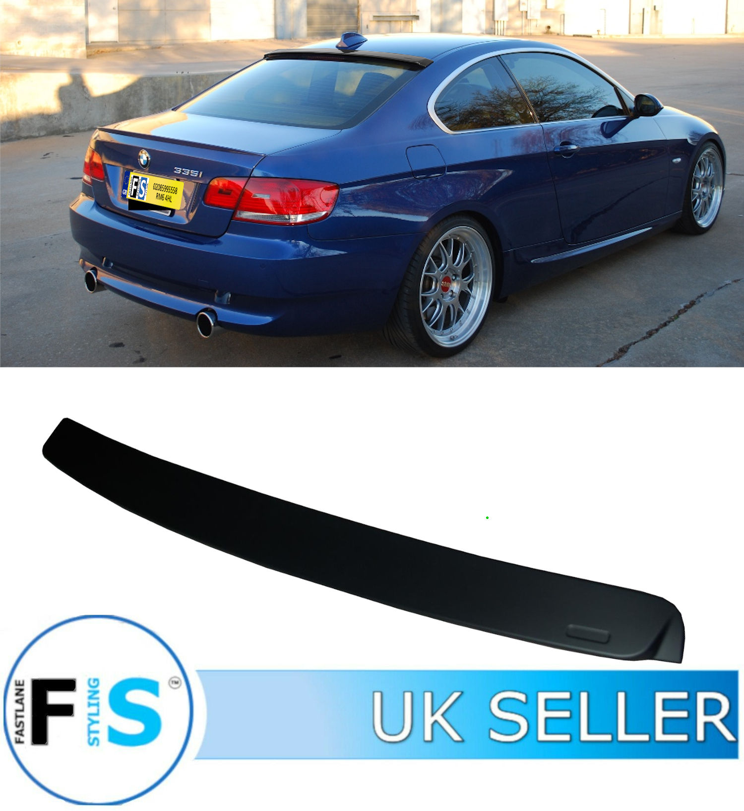 Wallpaper #n86VJZMB71dOy6JZgRRJ225 BMW 3 Series E92 05 11 Rear Windscreen Roof Spoiler Matte Black 100