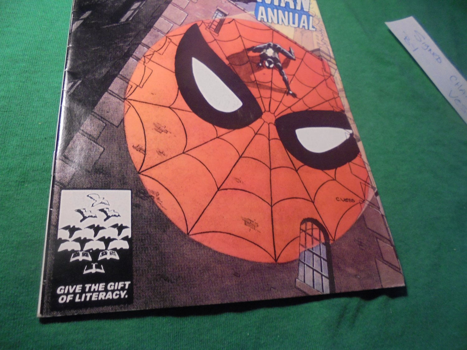 Wallpaper #3WfD_pIBSpphPi3-AKAQ66 Web of Spider Man Annual 2 Autographed by Charles Vess 2500 Obo