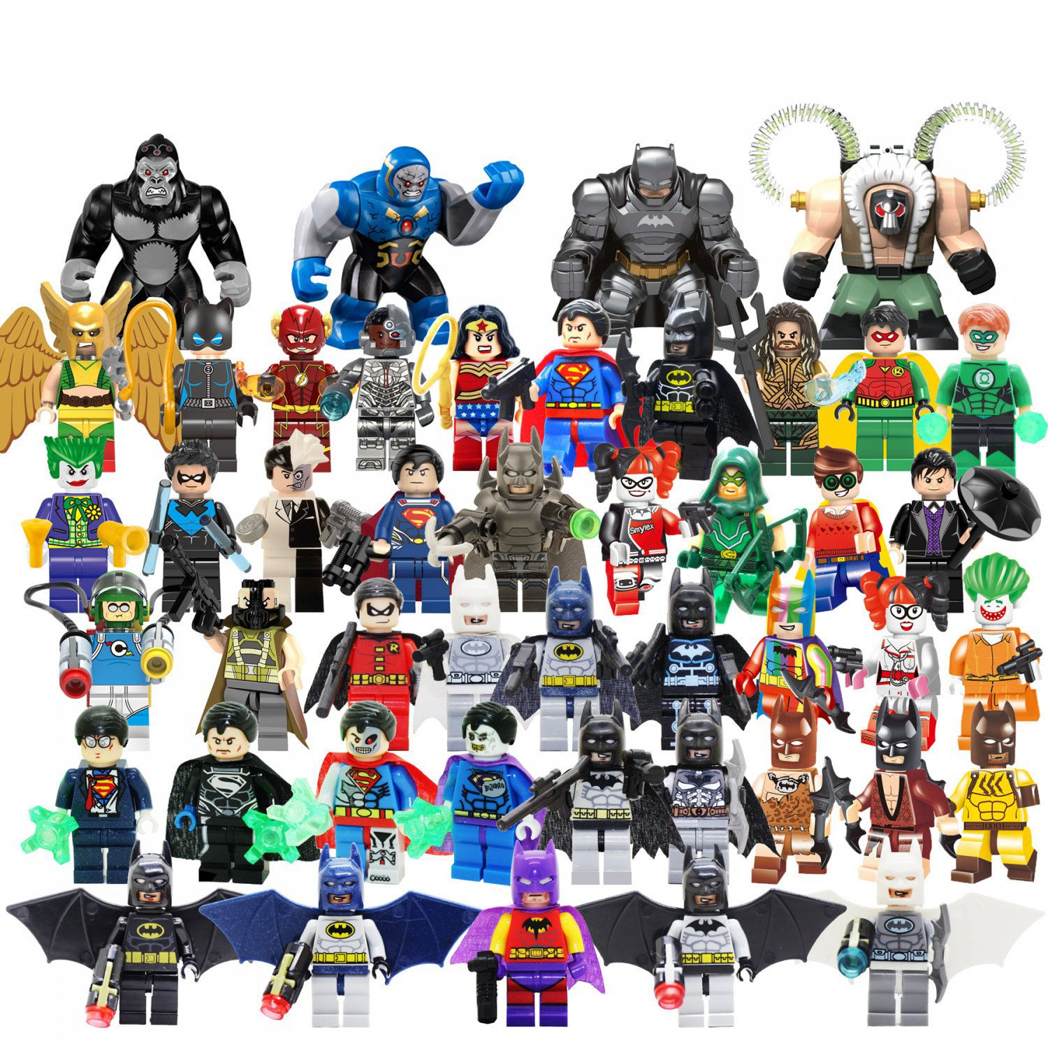 Wallpaper #9xnOLI8BtGB6xQ78apCe31 46pcs Justice League DC Super Heroes Minifigures Lego Batman Set Compatible