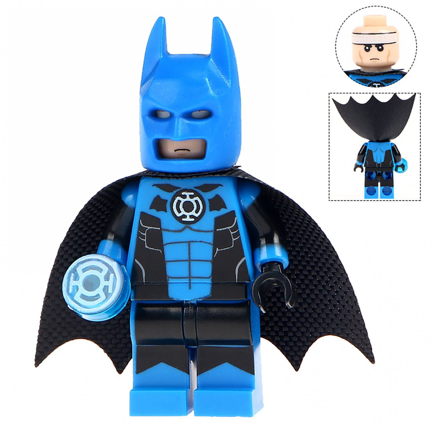 Wallpaper #NRkFLI8BtGB6xQ788I9V1 Minifigure Blue Batman DC Comics Super Heroes Compatible Lego Building