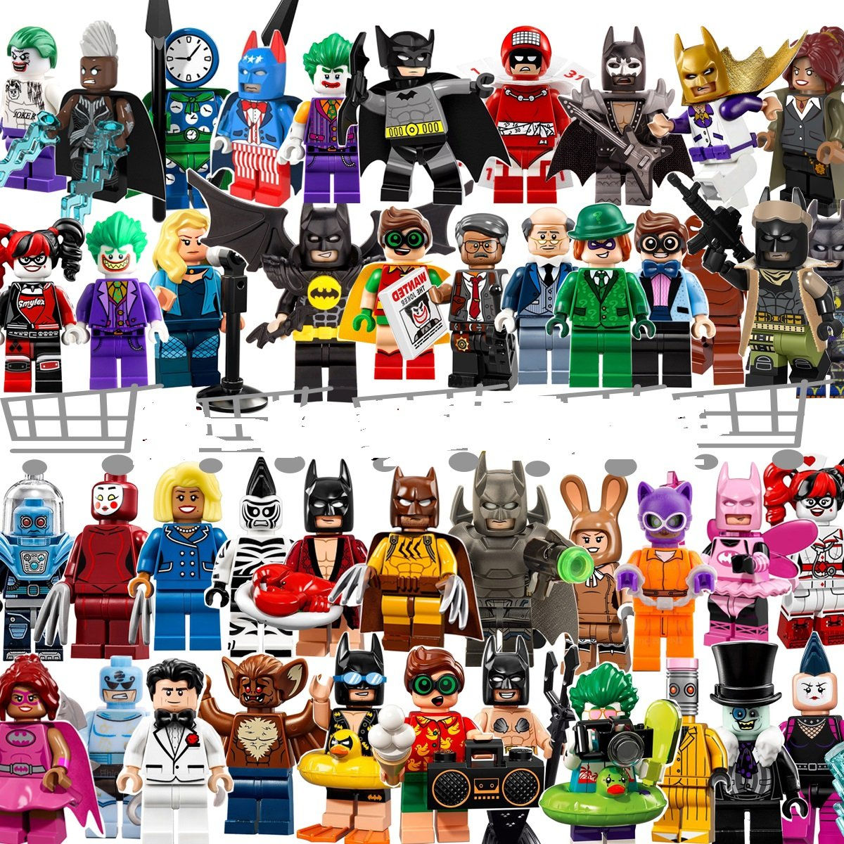 Wallpaper #9xnOLI8BtGB6xQ78apCe39 44pcs DC Villains Batman Movie Justice League Superhero Minifigures