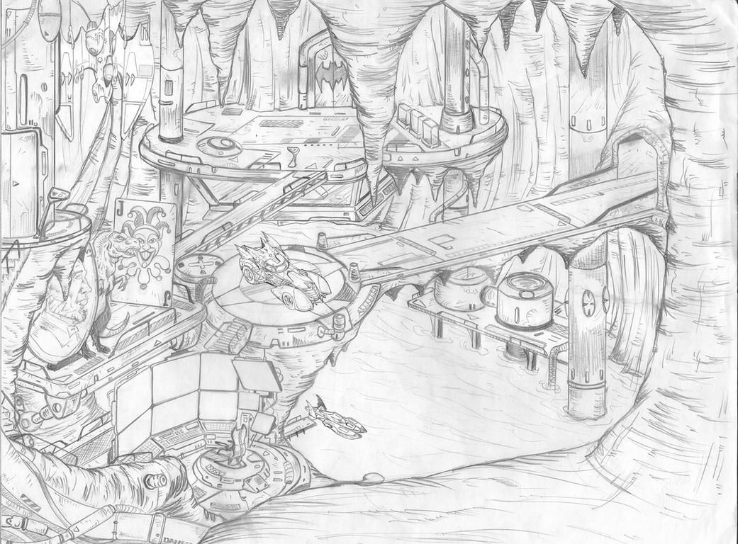 Wallpaper #3GicIZMBSpphPi3-nTDR251 Batcave by Studioquimera on Deviantart