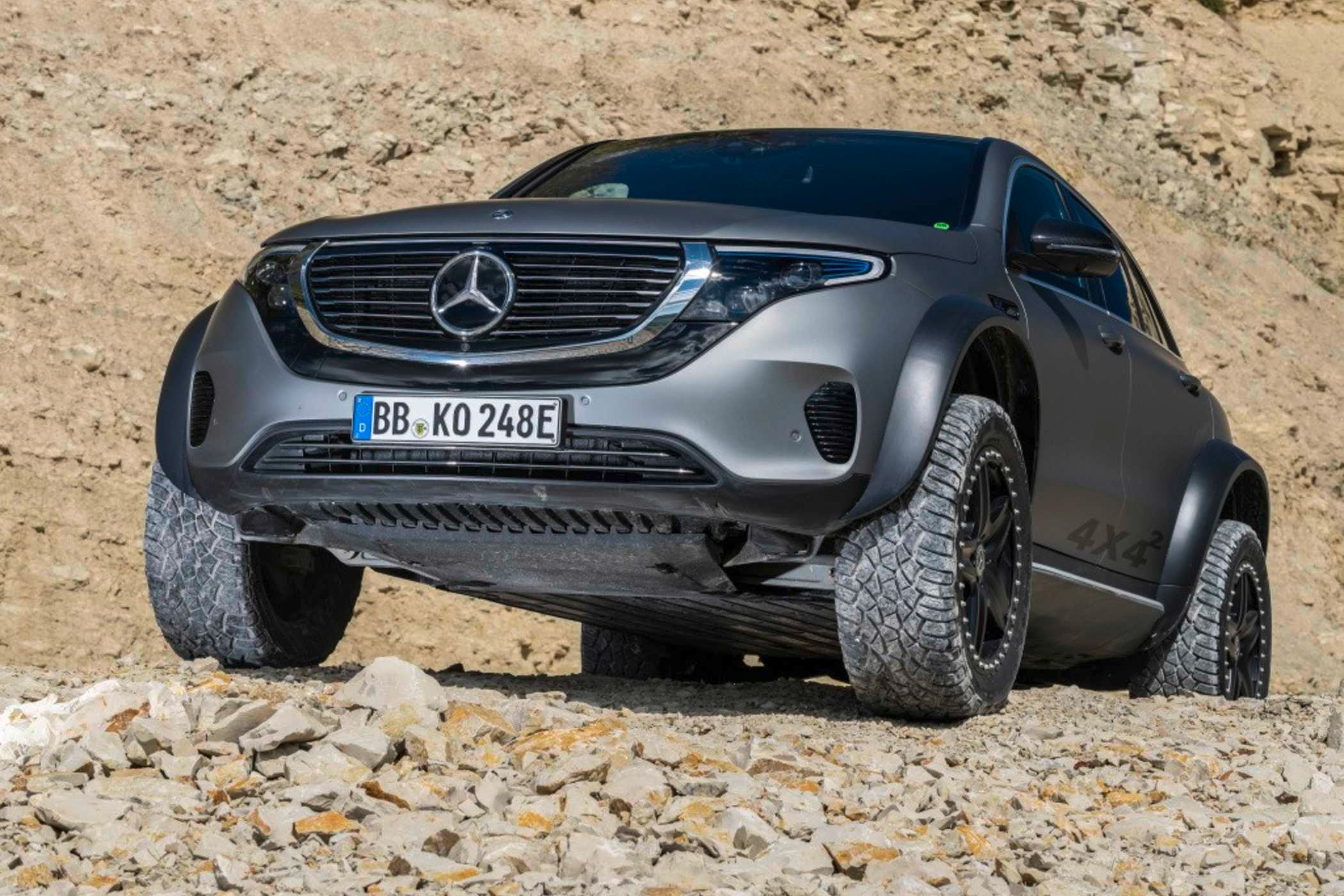 Wallpaper #P1PwNJMBYjRkjcHsl-gO388 Mercedes Benz Eqc 442 Elektro Allrad Im Quadrat Elektromobilitat E