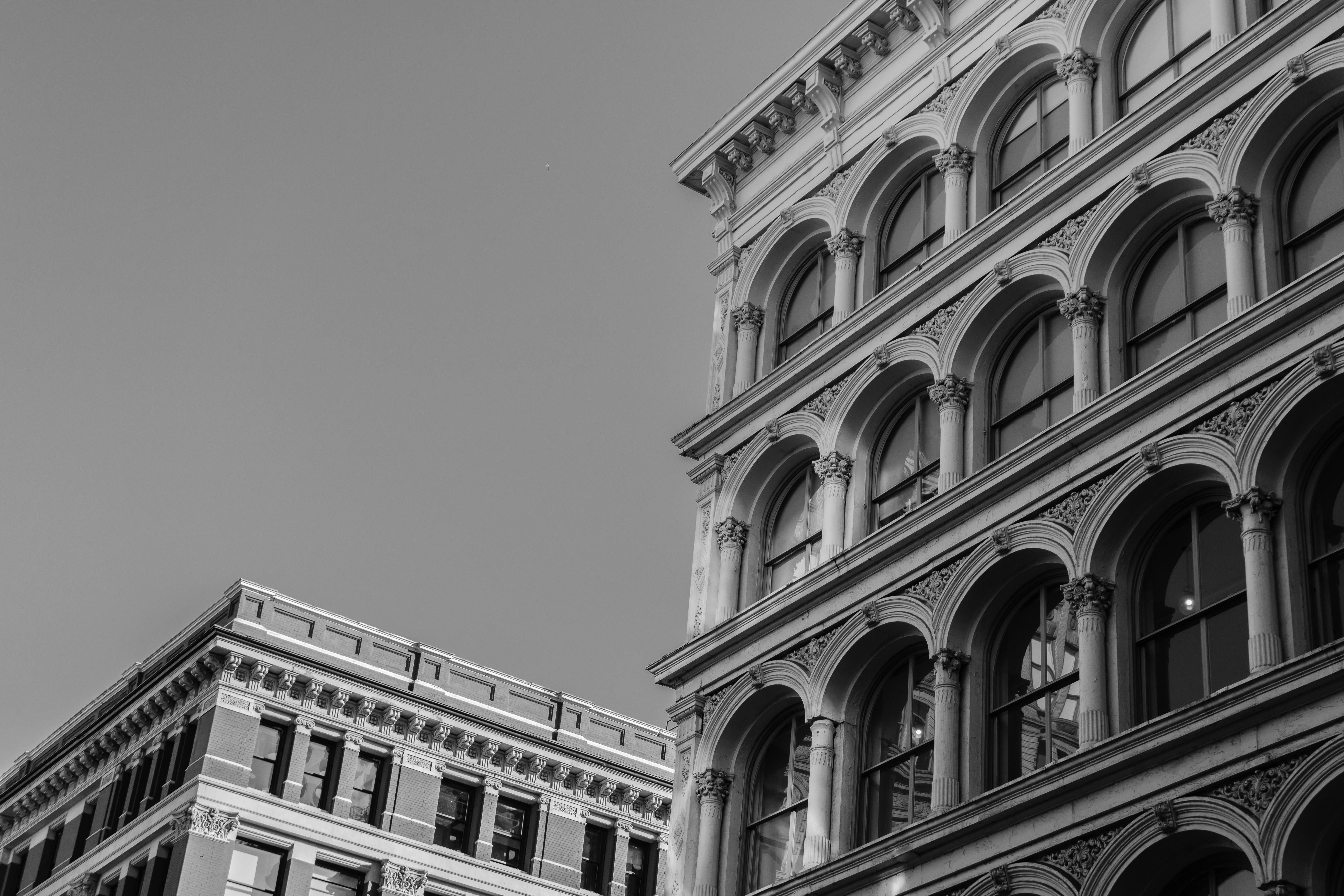 Wallpaper #NL0NpJcBxtB1RJ-K4LkL83 Free Stock Photo of Architecture Art Black and White