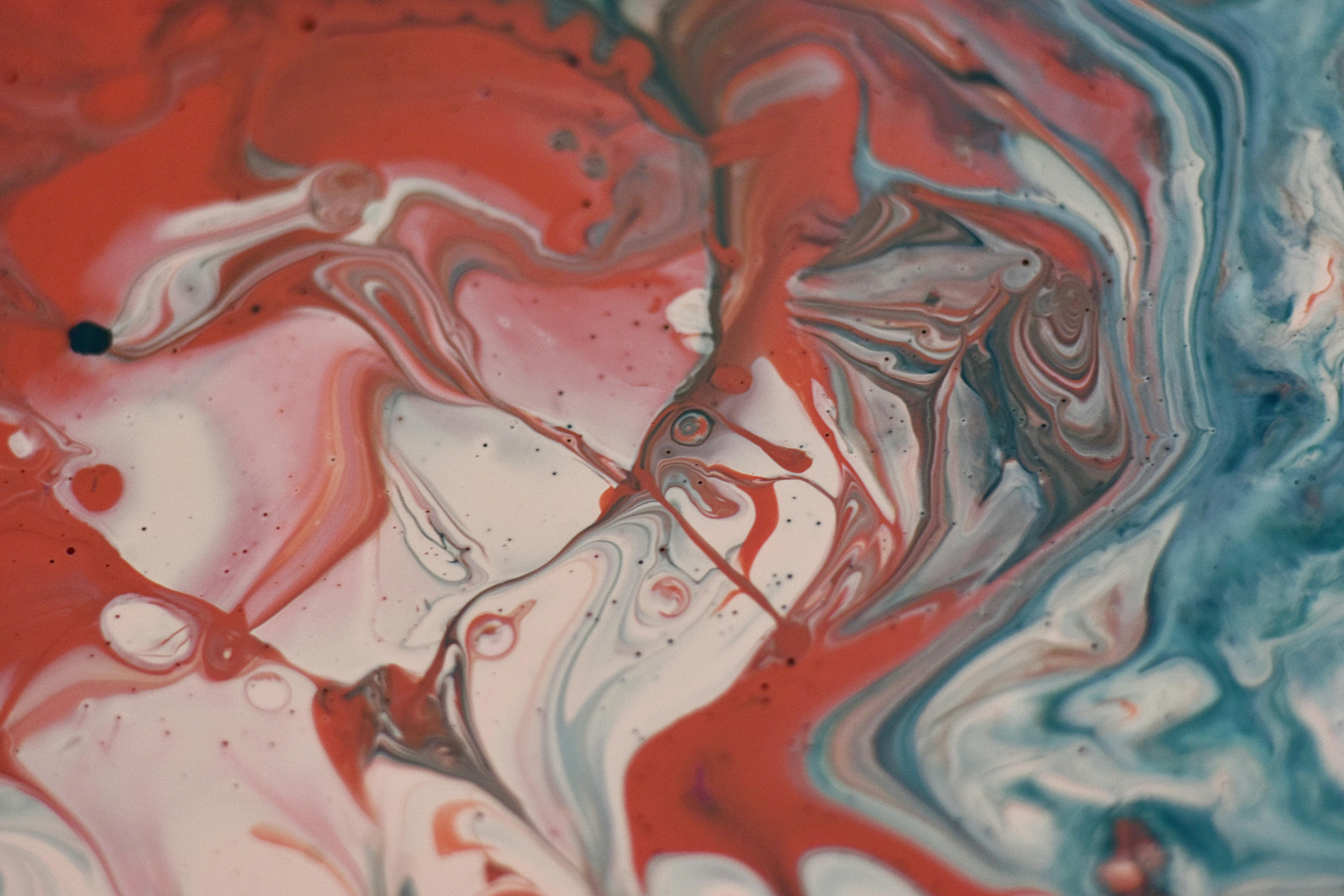Wallpaper #BGcL6JIBSpphPi3-SDu_11 Red and White Abstract Painting Free Stock Photo