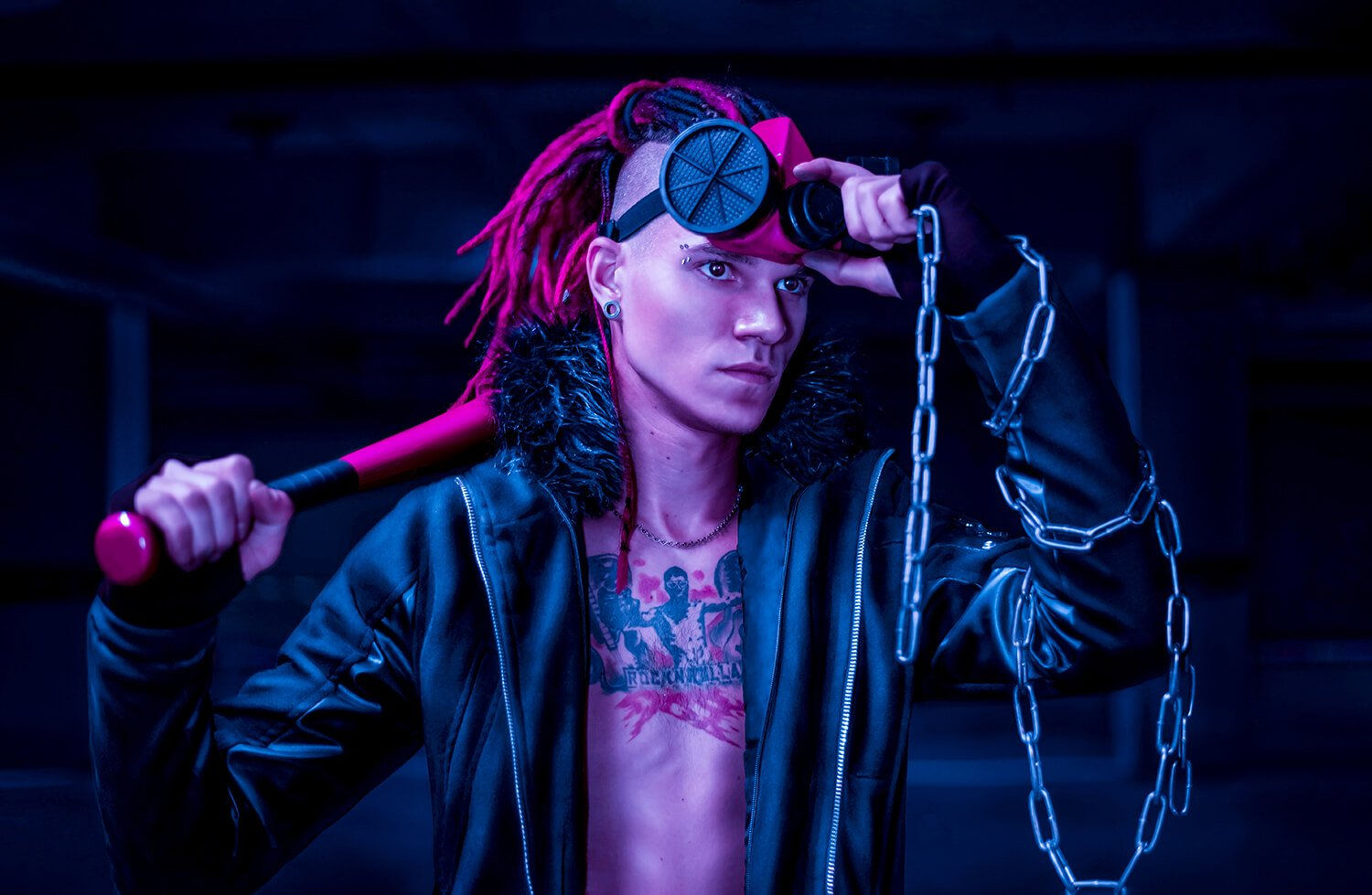 Wallpaper #3mdcE5MBSpphPi3-X_-p318 Simple Way to Create a Cyberpunk Effect in Photoshop Mypstips