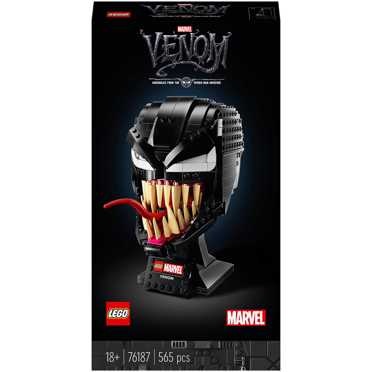 Wallpaper #omimIpMBSpphPi3-GjMQ370 Lego Marvel Spider Man Venom Mask Adult Set 76187 Toys Zavvi Uk