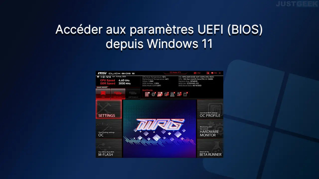 Wallpaper #57kc35IBJvJKYCmECgjQ165 Comment Acceder a Luefi Bios Depuis Windows 11 Korbens