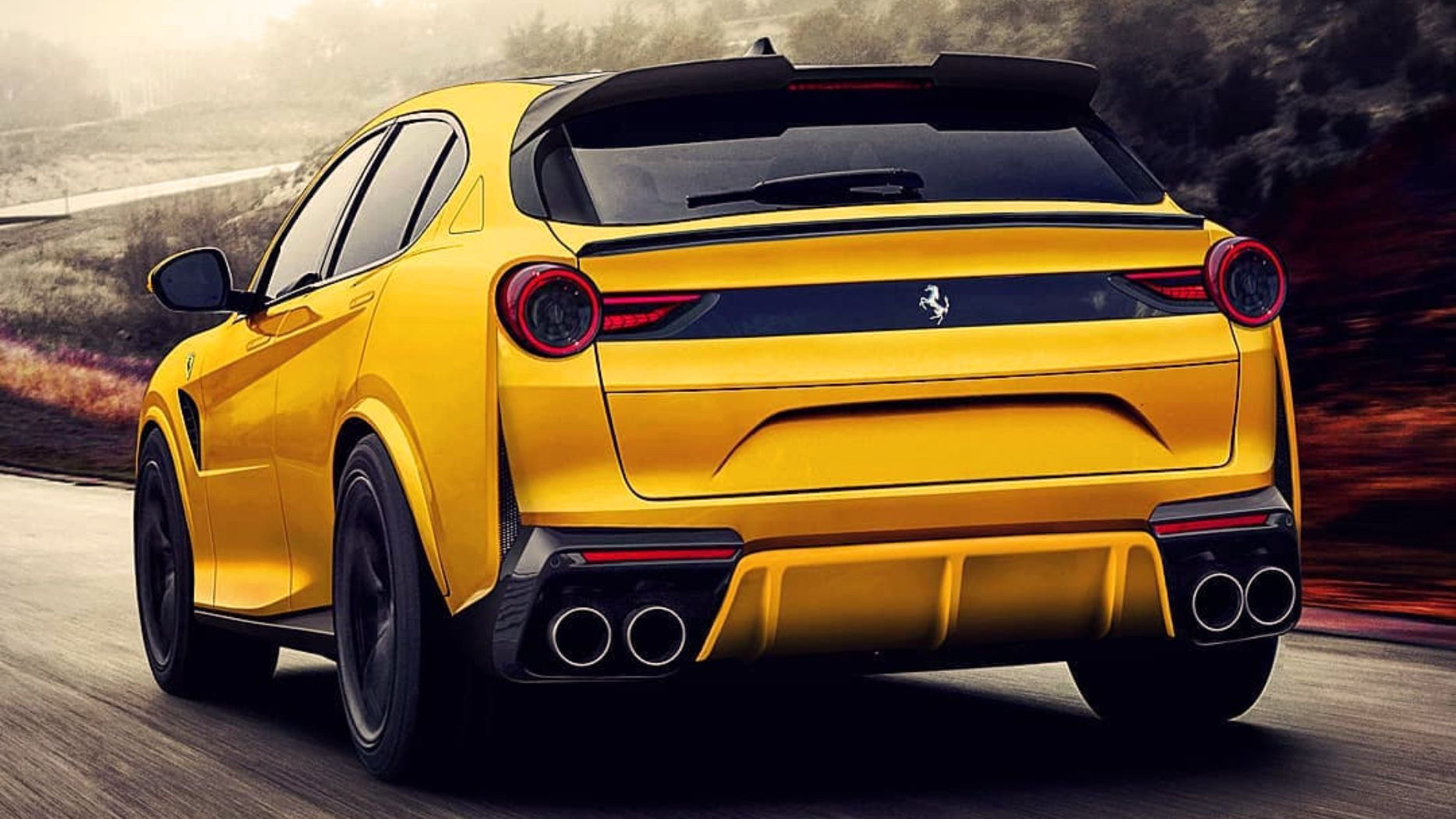 Wallpaper #s31e844Bnwiau_P68QxS8 Bangshiftcom Theres a Ferrari SUV on the Way Italian Horsepower