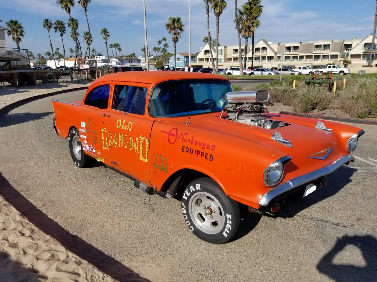 Wallpaper #t2etDZMBSpphPi3-COYY140 Bangshiftcom Old Granddad 1957 Chevrolet Gasser for Sale with Blown