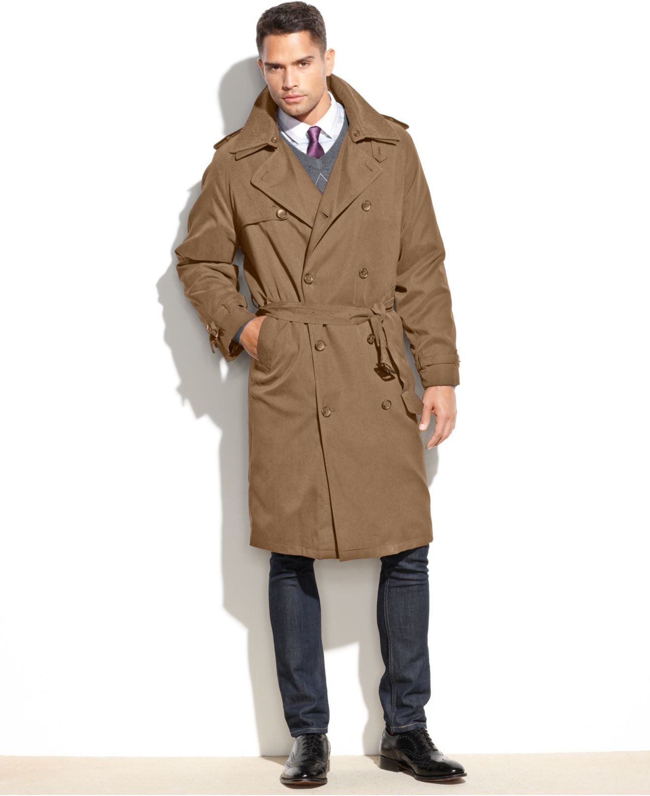 Wallpaper #kyxGSZMB0E1QgA7wmPIG150 London Fog Coat Iconic Belted Trench Raincoat in Natural for Men Lyst
