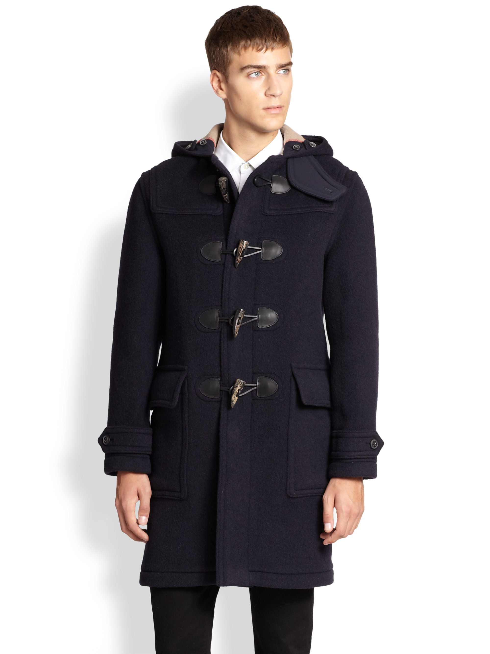Wallpaper #kyxGSZMB0E1QgA7wmPIG195 Lyst Burberry Brit Brockhurst Duffle Coat in Blue for Men