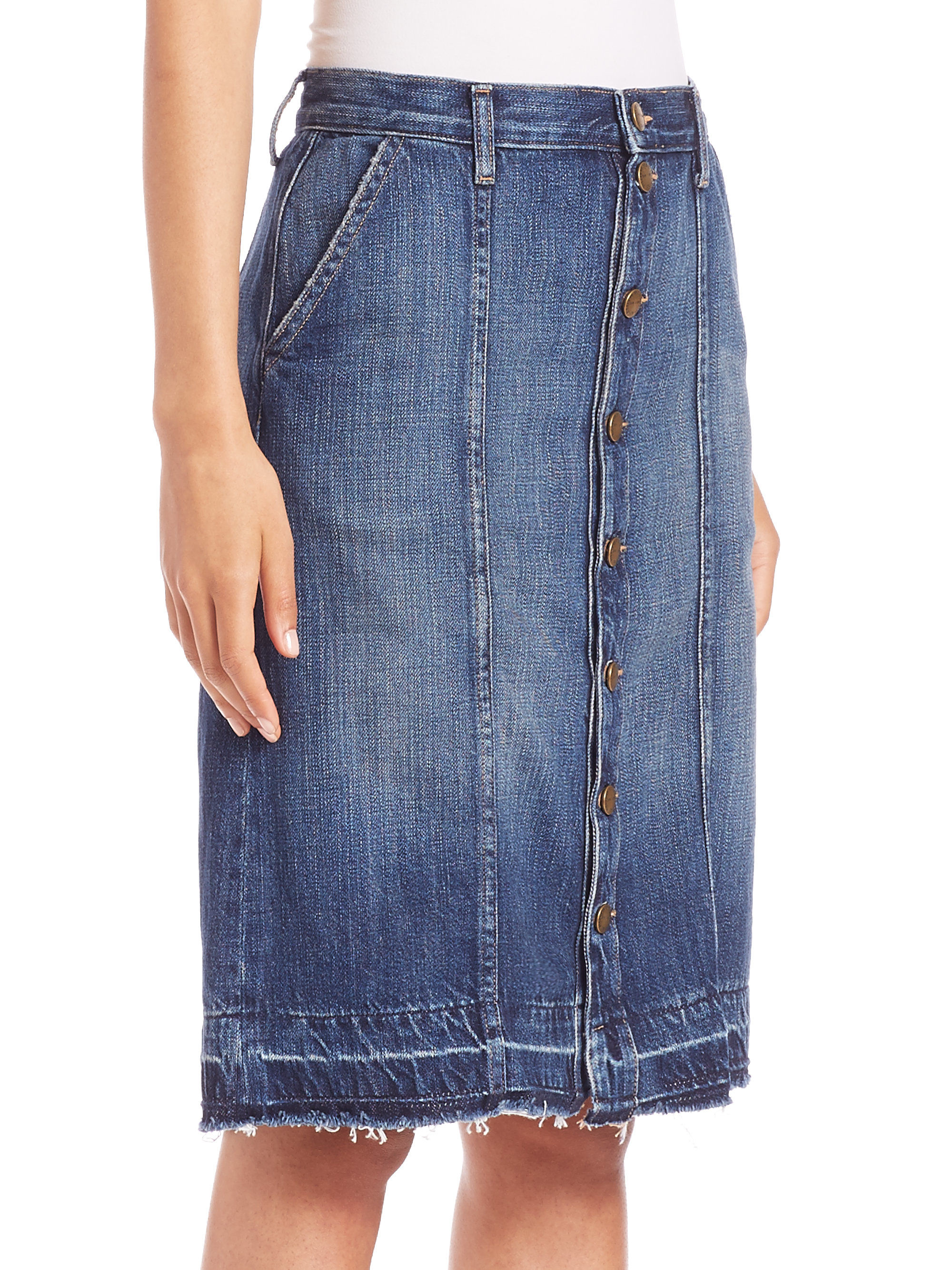 Wallpaper #1DADC Missguided Blue Authentic Vintage Superstretch Denim Mini Skirt Lyst