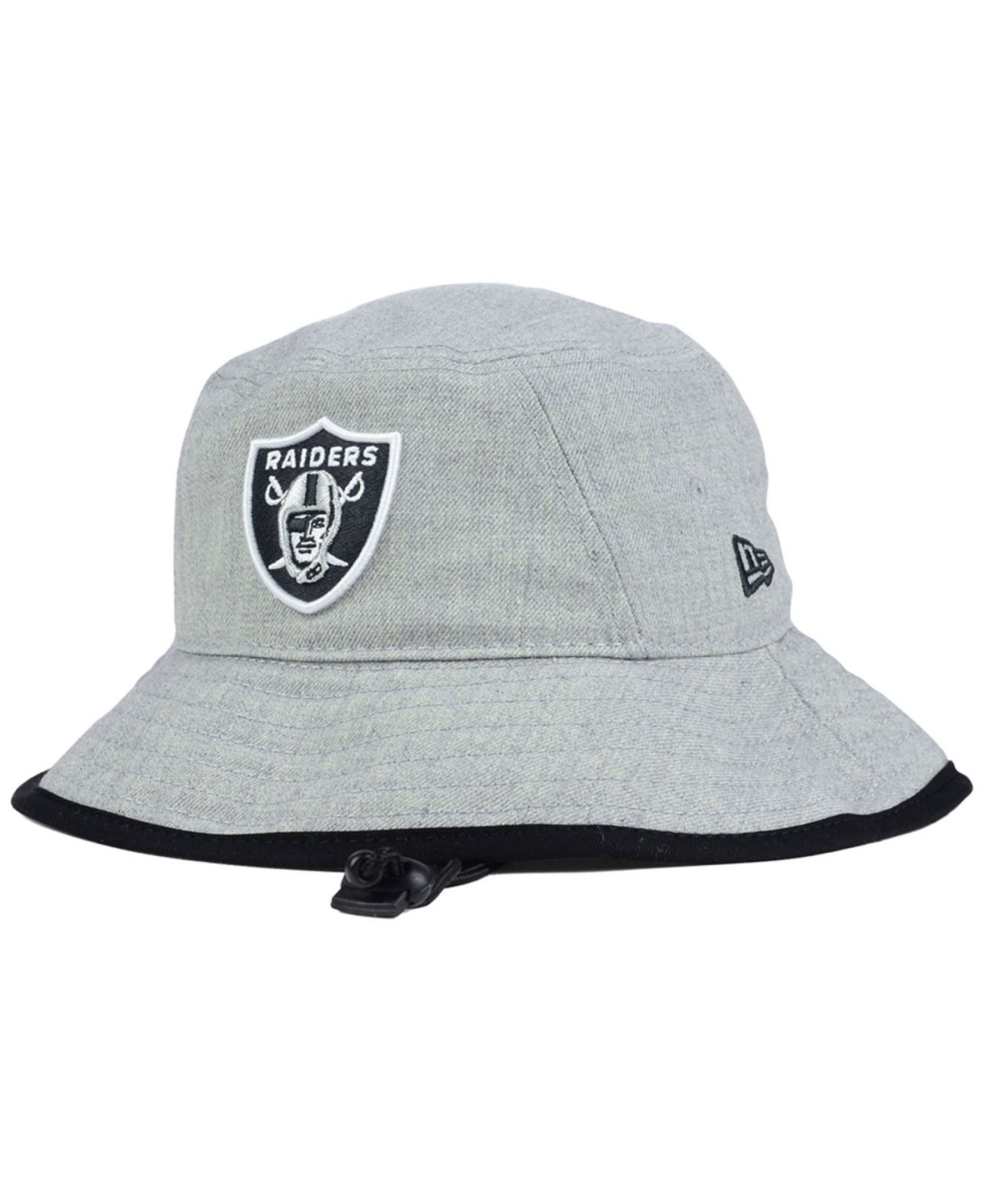 Wallpaper #sWerDZMBSpphPi3-zuYY341 Ktz Oakland Raiders NFL Heather Gray Bucket Hat Lyst