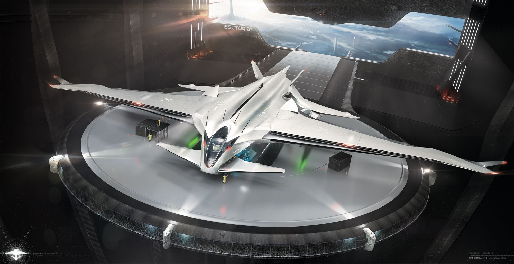 Wallpaper #xP82a5MB3lSXT3zU3-f_47 Sts A01 Amphibian Jet an Experimental Sci Fi Concept Aircraft by Rene