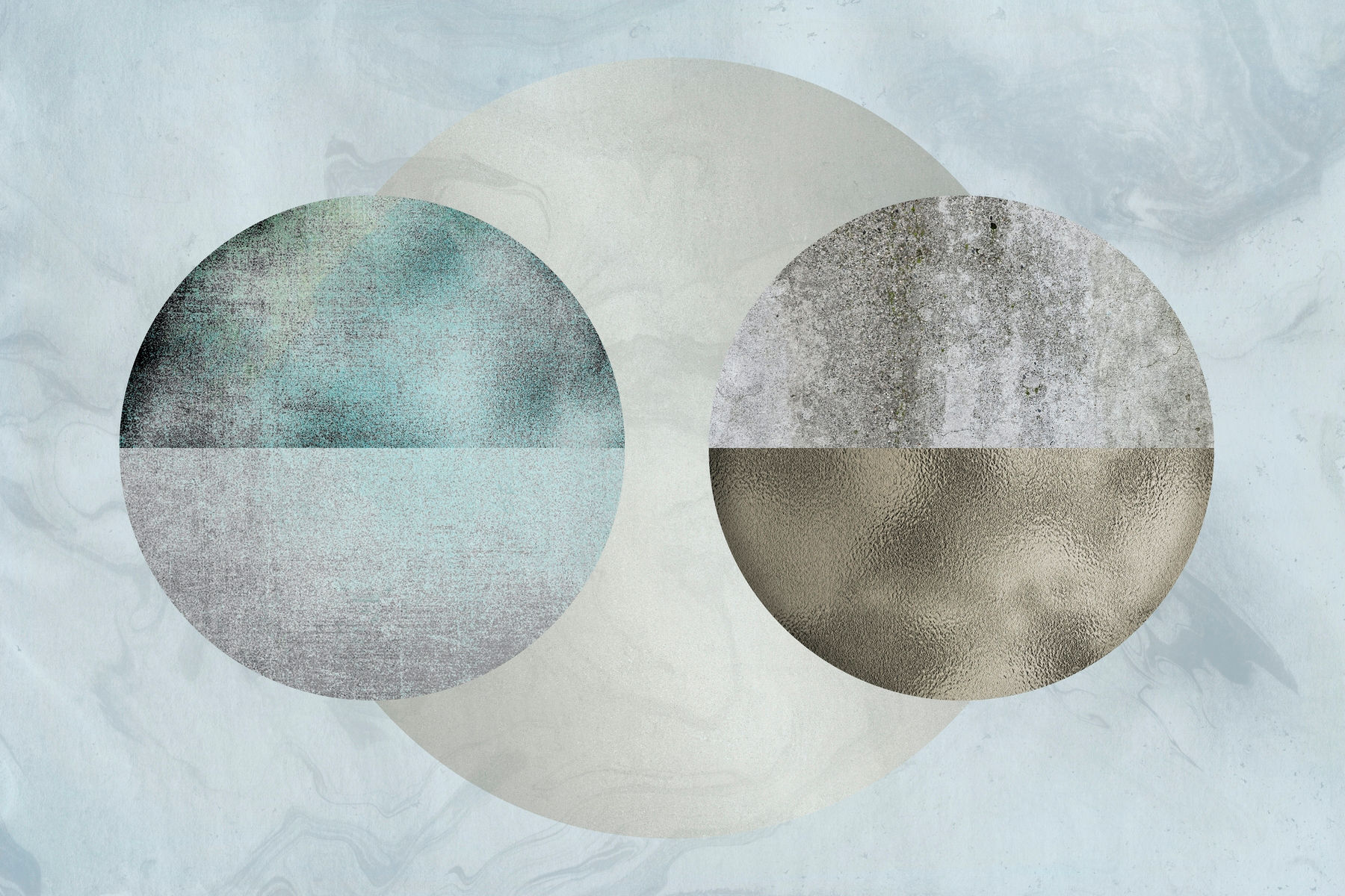 Wallpaper #52dQ-5IBSpphPi3-YpO8170 Circle Harmony Abstract Art Wallpaper Happywall