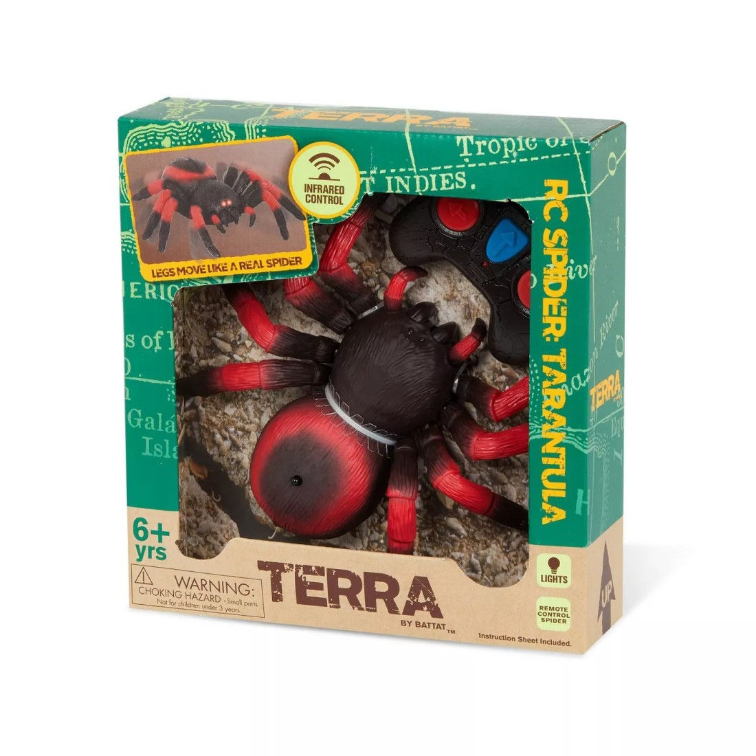 Wallpaper #CfQhOpMBKFX8bn3r83gp49 Terra by Battat Remote Control Infrared Light Up Electronic Toy Spider