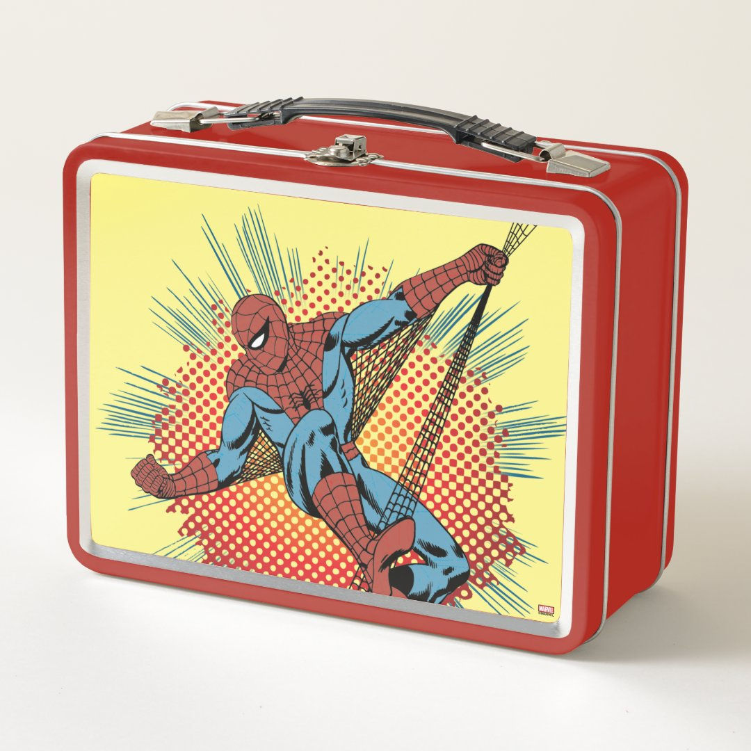 Wallpaper #QRobUZMB1yWOL4qgaoH_370 Retro Spider Man Spidey Senses Metal Lunch Box Zazzle