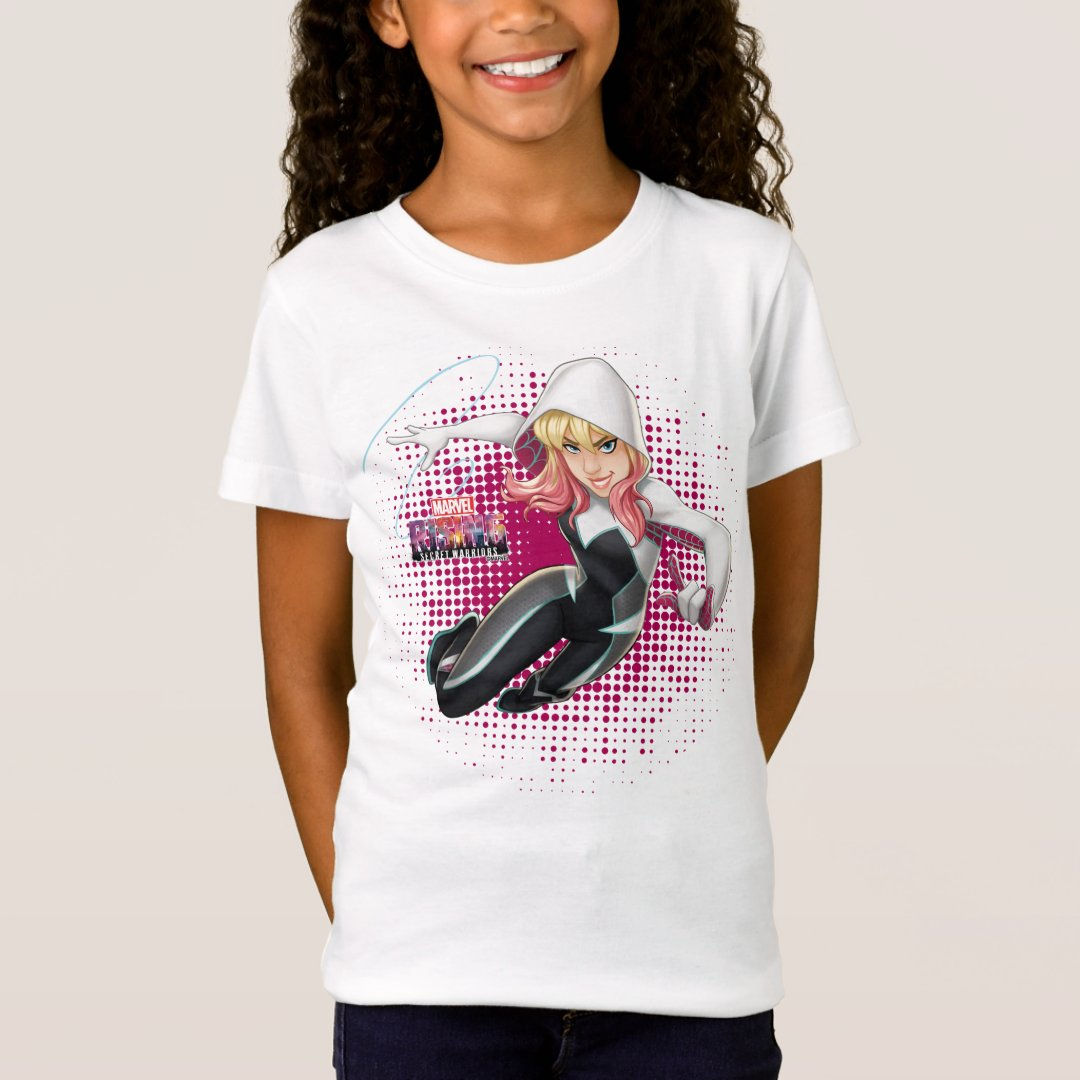 Wallpaper #X_REOpMBKFX8bn3rY3gq142 Marvel Rising Ghost Spider Web Shooting T Shirt Zazzle