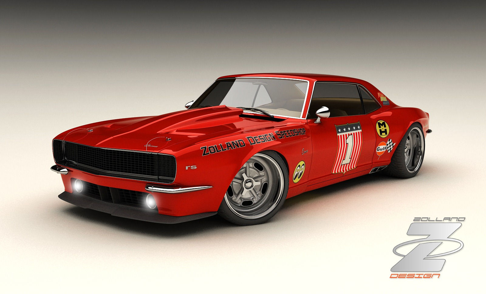 Wallpaper #mXQjw44B_8f4nGFaVG8c46 B0 Zolland 1968 Custom Camaro 04 Muscle Cars Zone
