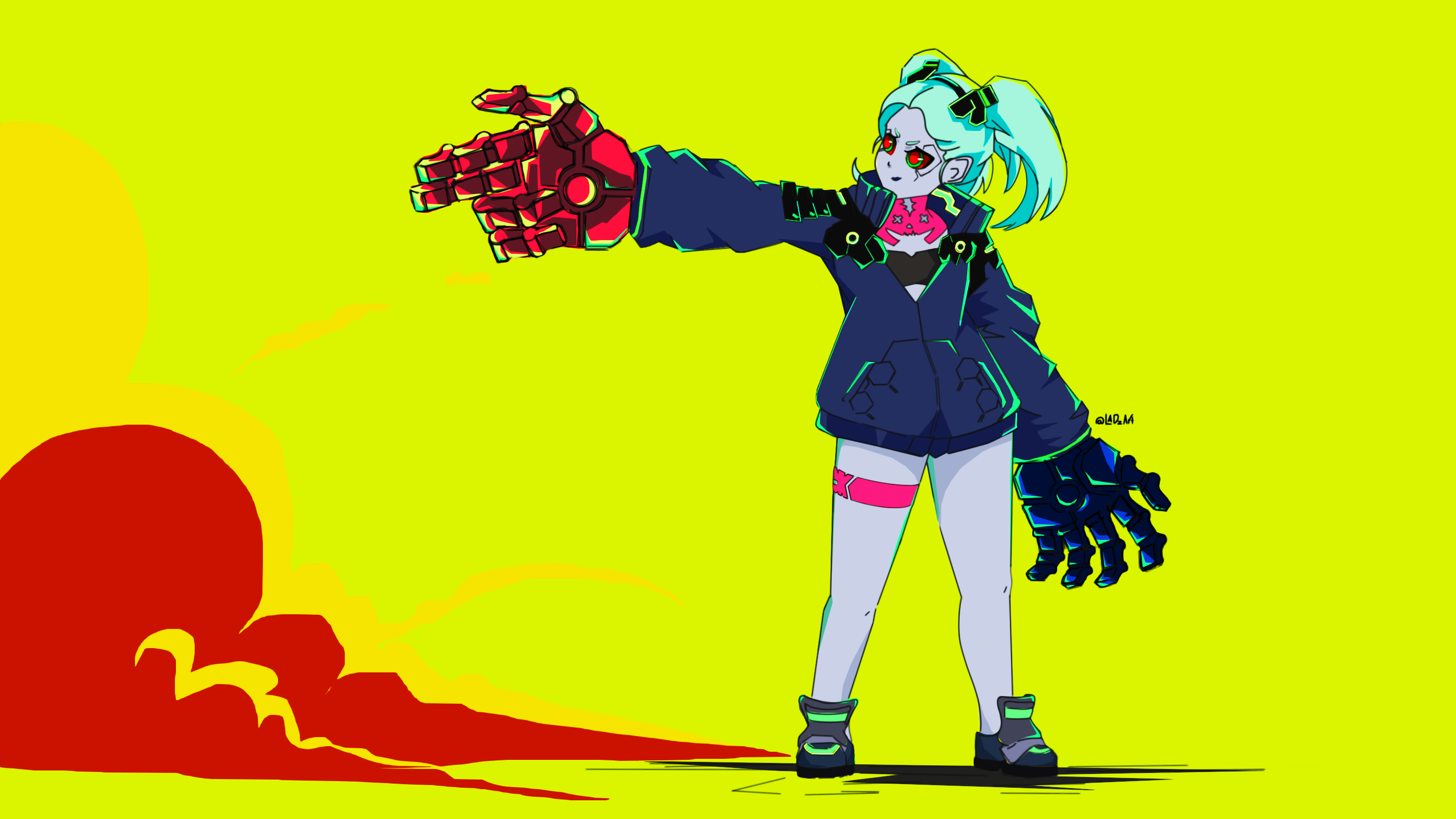 Wallpaper #N2er-5IBSpphPi3-ZJXN266 Rebecca Cyberpunk Edgerunners Ladz Art Illustrations Art Street