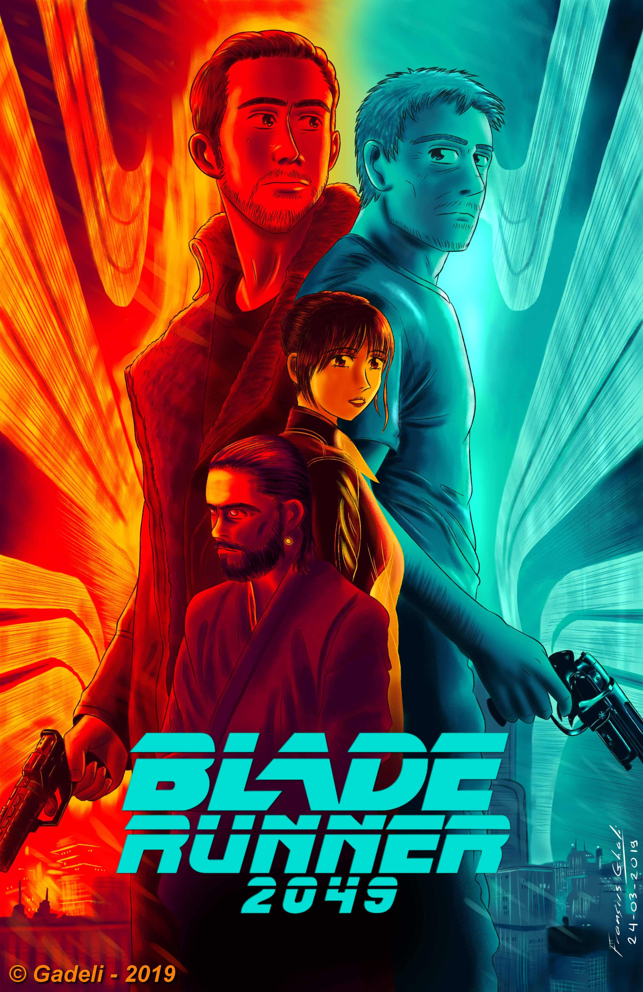 Wallpaper #NIJmQJMB0GiFKesMCsGr0 Blade Runner 2049 Fan Art Gadeli Illustrations Art Street