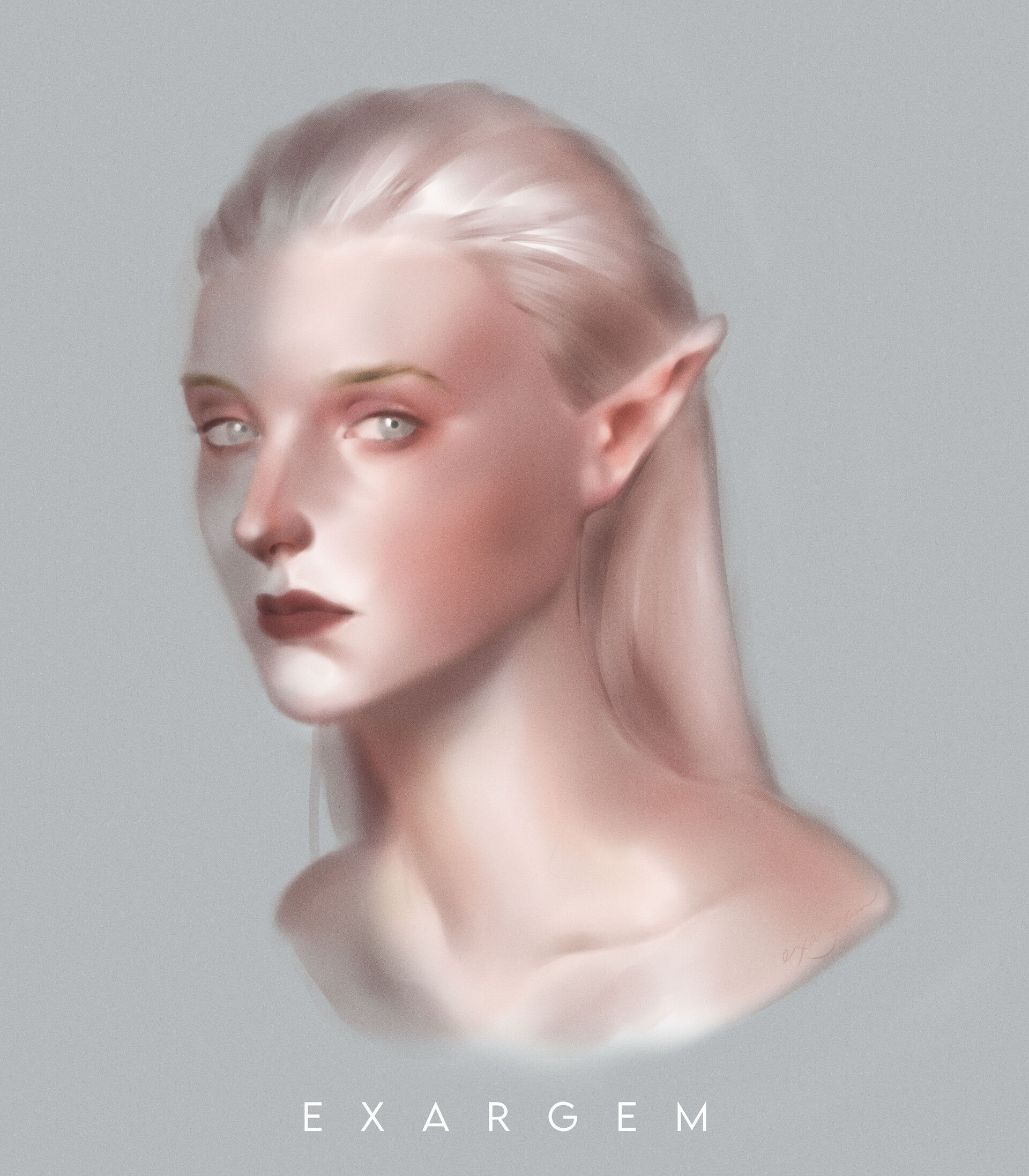 Wallpaper #FljiM5MBzN9vxX34CjrH33 Blonde Elf Character Concept Art Exargem Illustrations Art Street