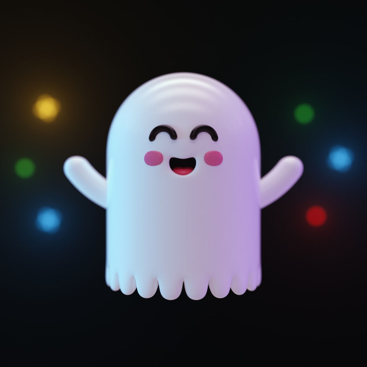 Wallpaper #F_SlOZMBKFX8bn3rEHfZ236 Cute Ghost Domestika