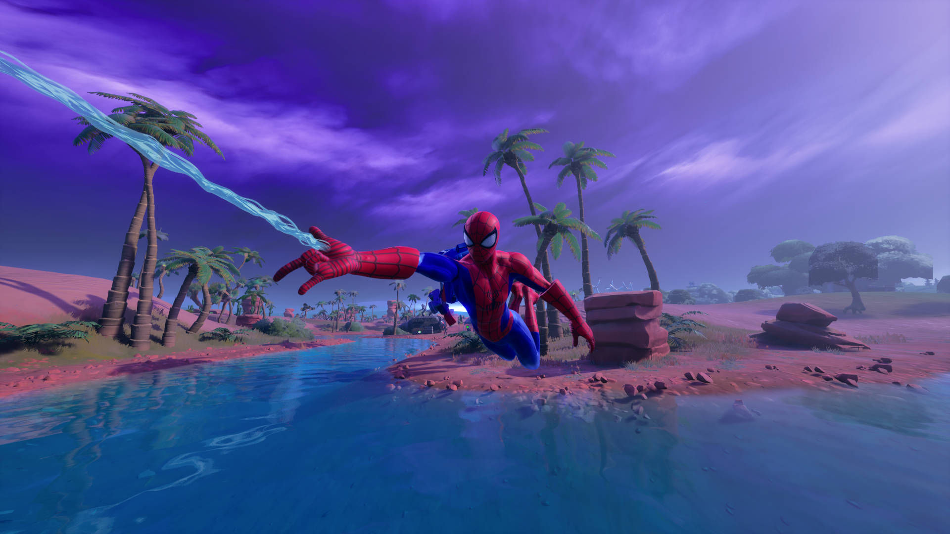 Wallpaper #7v_Ka5MB3lSXT3zUneiq398 Spider Man Shooting His Web