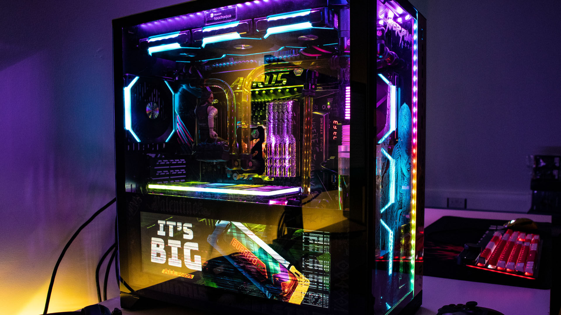 Wallpaper #RFjoM5MBzN9vxX340ToL316 This Cyberpunk 2077 Gaming PC Build is Straight Out of Night City