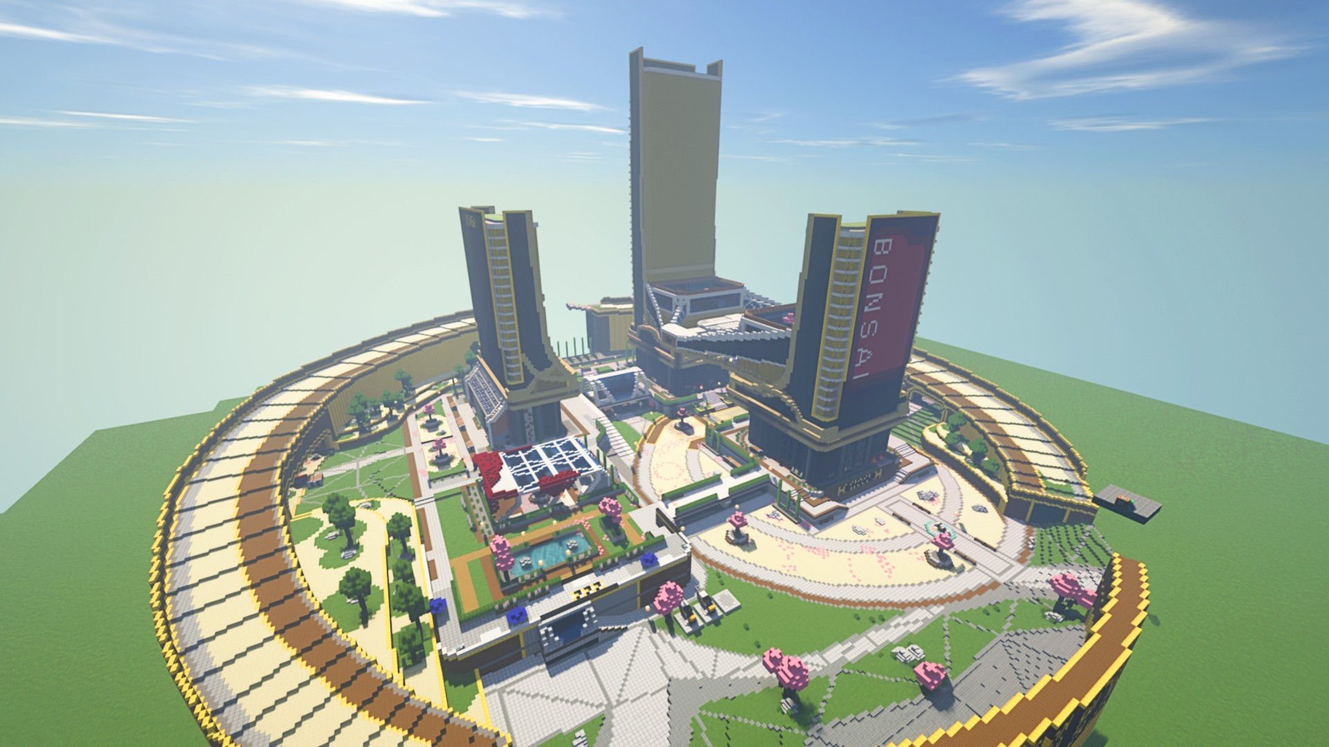 Wallpaper #1RljA48BtGB6xQ78E0sV22 Apex Legends Fan Spends Two Months Rebuilding Bonzai Plaza in Minecraft