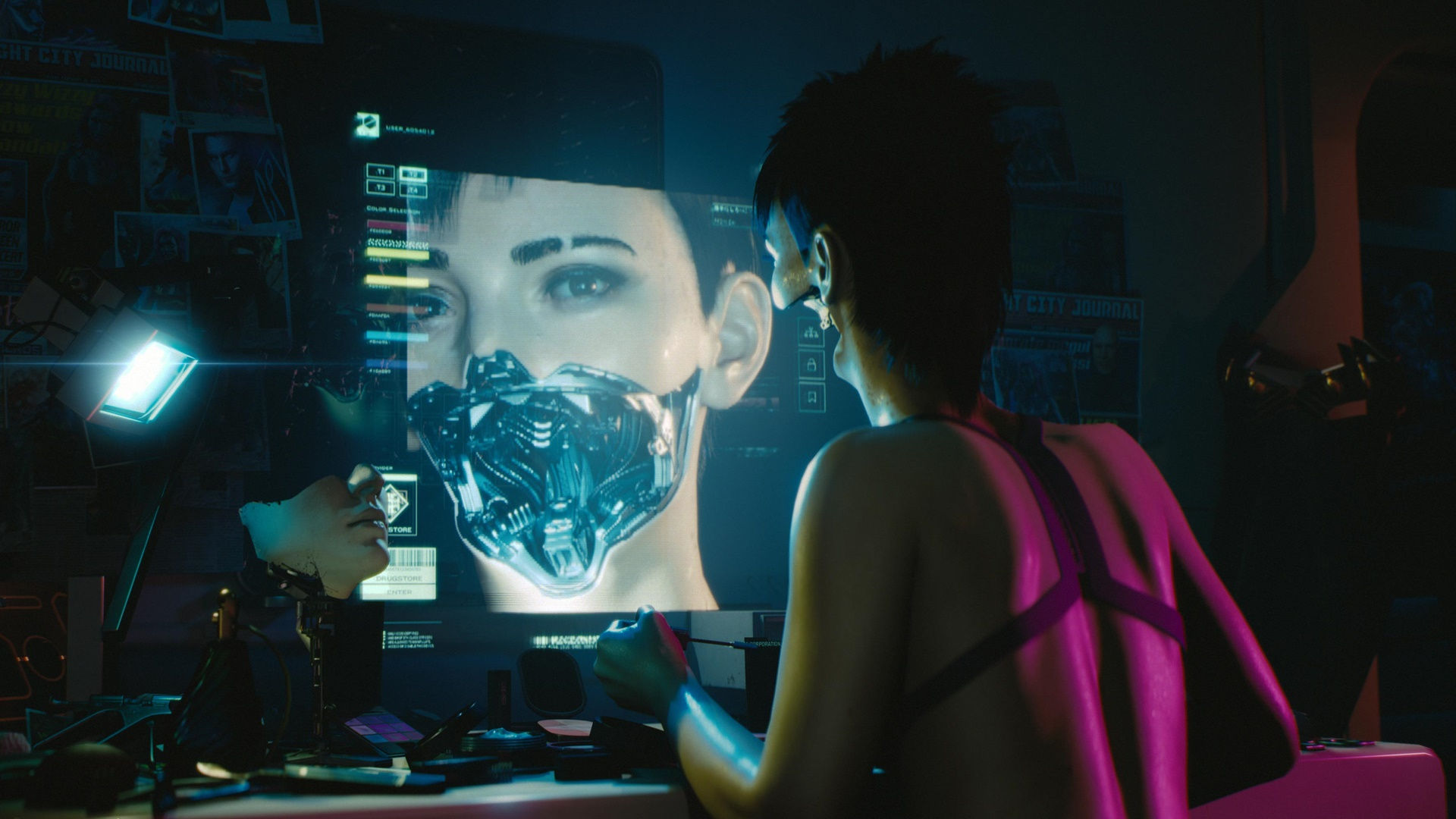 Wallpaper #qaU3MpMB0vj5YdARIdMY99 This Cyberpunk 2077 Mod Lets You Change Your Hairstyle at Long Last