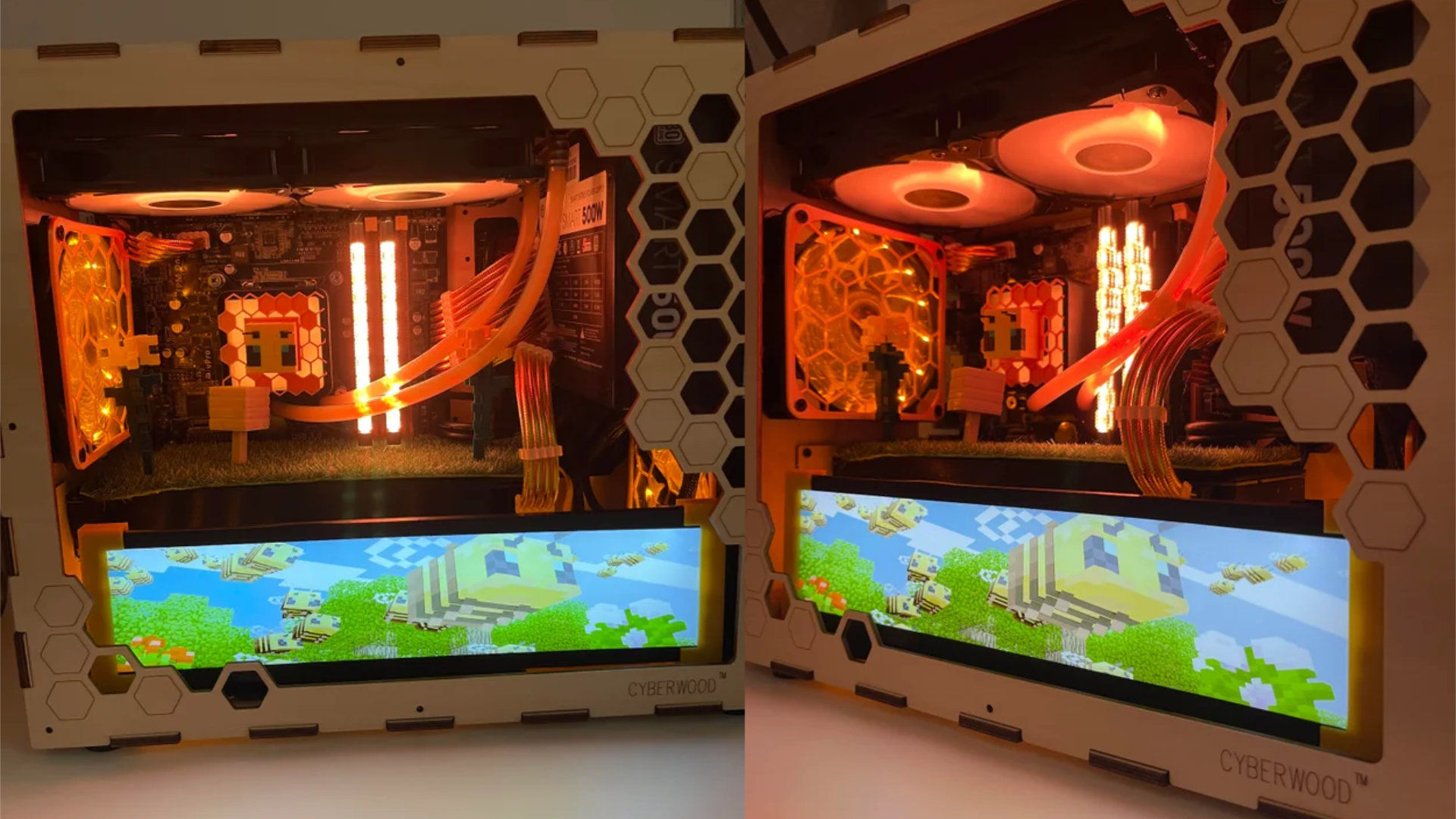 Wallpaper #XmcA85IBSpphPi3-kXPM234 This Custom Gaming PC is a Minecraft Bee Farm