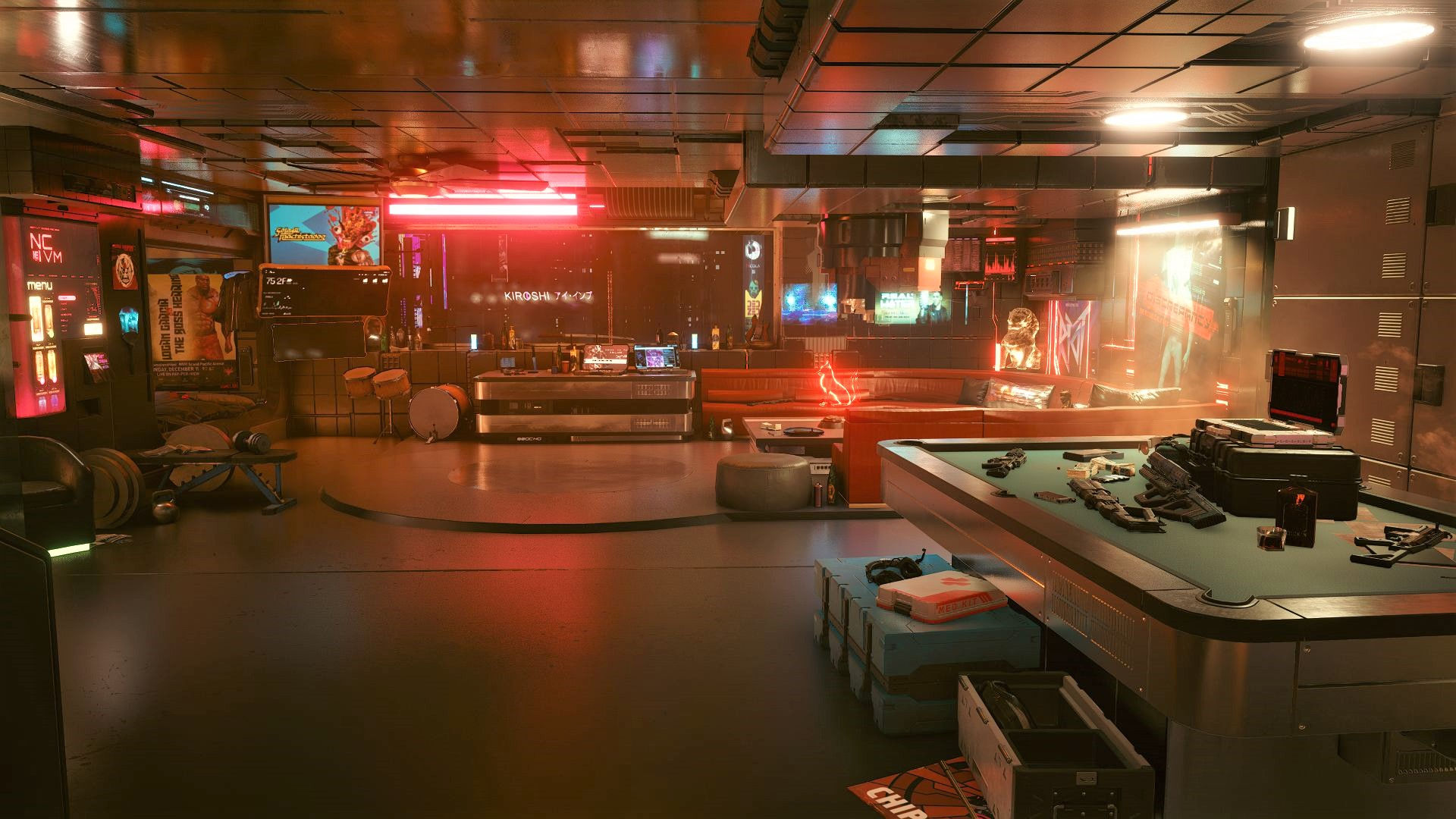 Wallpaper #vxlvBI8BtGB6xQ78-k4j47 A Cyberpunk 2077 Modder is Giving vs Apartment Some Dazzling Lifepath