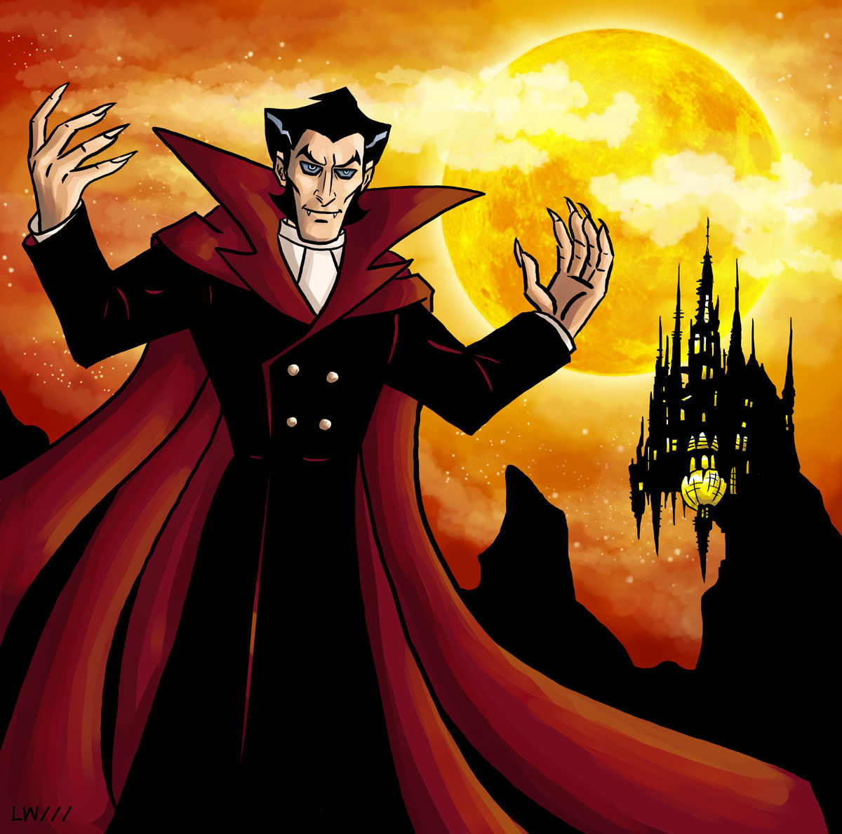 Wallpaper #UEBvMJMBJhL2WPbav8H-164 Dracula from Batman vs Dracula by Logna on Deviantart