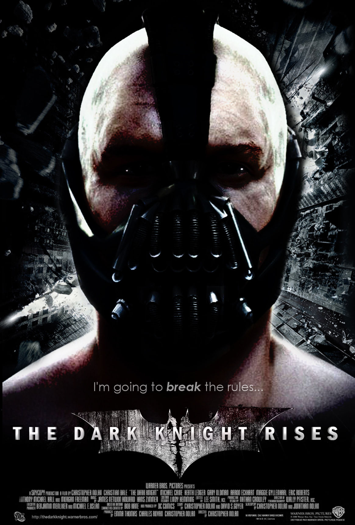 Wallpaper #79083 Tom Hardy as Bane in the Dark Knight Rises Poster Hq Bane Photo