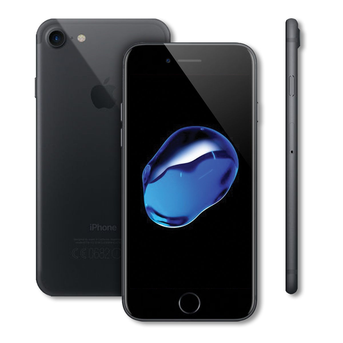 Wallpaper #m2cB8pIBSpphPi3--24I22 Apple iPhone 7 128gb Unlocked Smartphone A1778 Att T Mobile Black