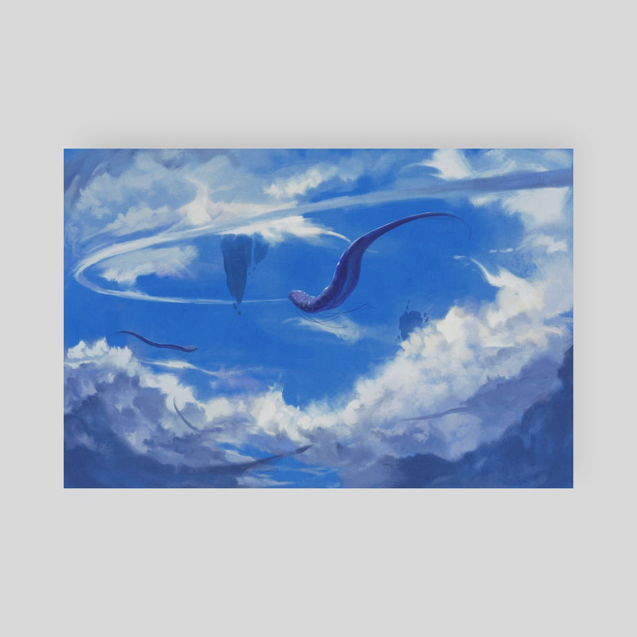 Wallpaper #nbjR25IBJvJKYCmEbvi_106 The Elemental Plane of Air an Art Print by Ari Matti Toivonen Inprnt