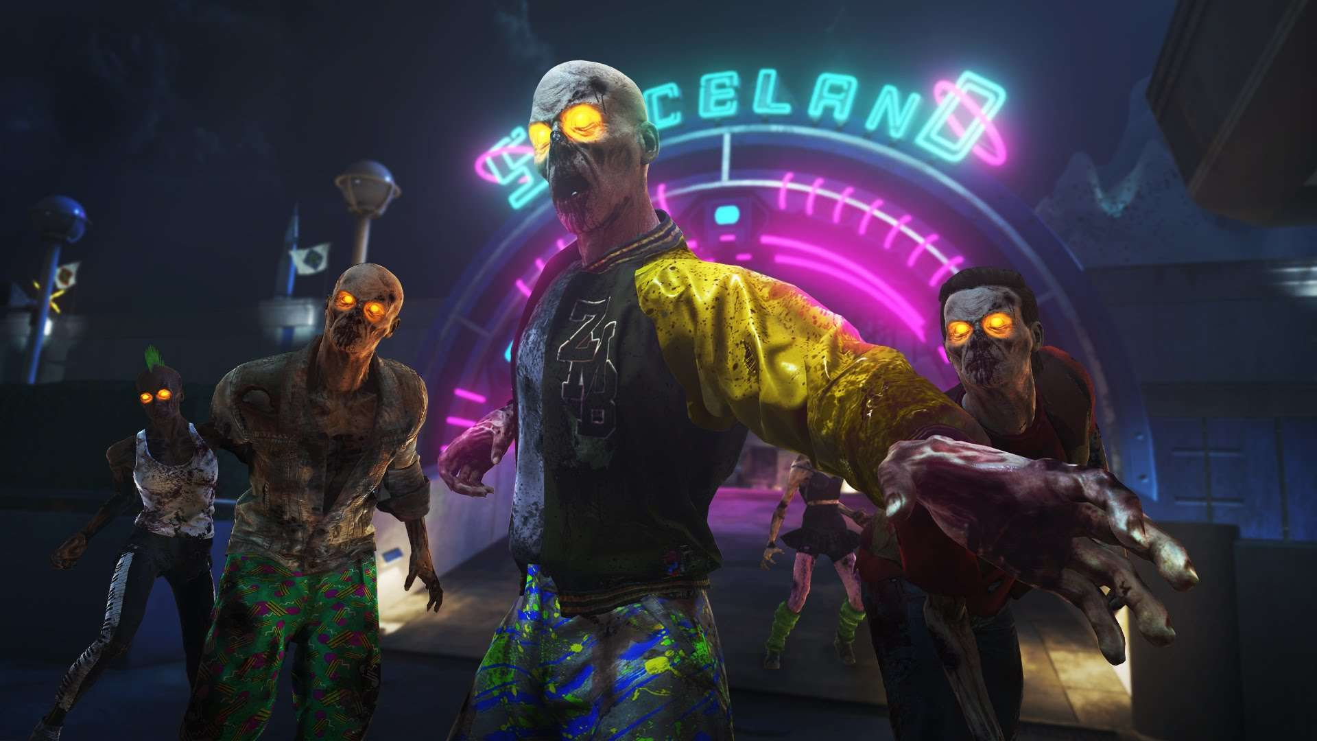 Wallpaper #-ABl5Y4BSdW8dNouzQsN36 Call of Dutys Zombies in Spaceland is a Psychedelic Trip Through the 80s