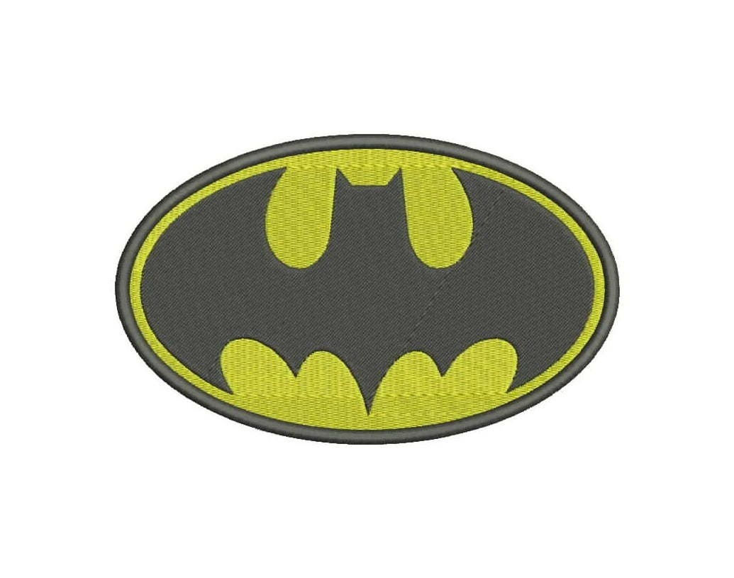 Wallpaper #z2iuJJMBSpphPi3-ijlY32 Batman Logo Embroidery Design 4 Sizes and 6 Formats Etsy