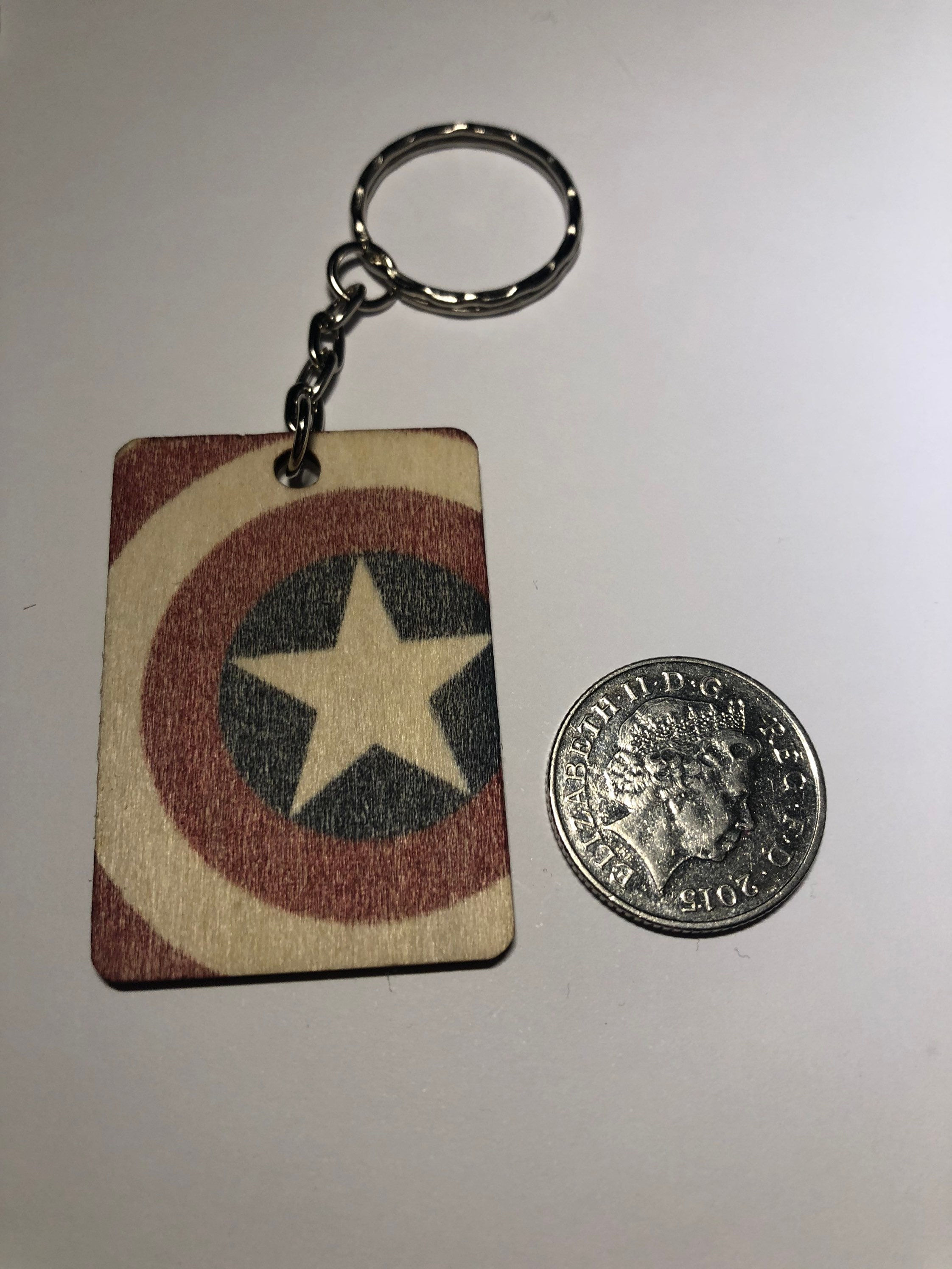 Wallpaper #GH0K8Y4Bnwiau_P69Ahy1 Distressed Captain America Shield Wooden Keychain Etsy