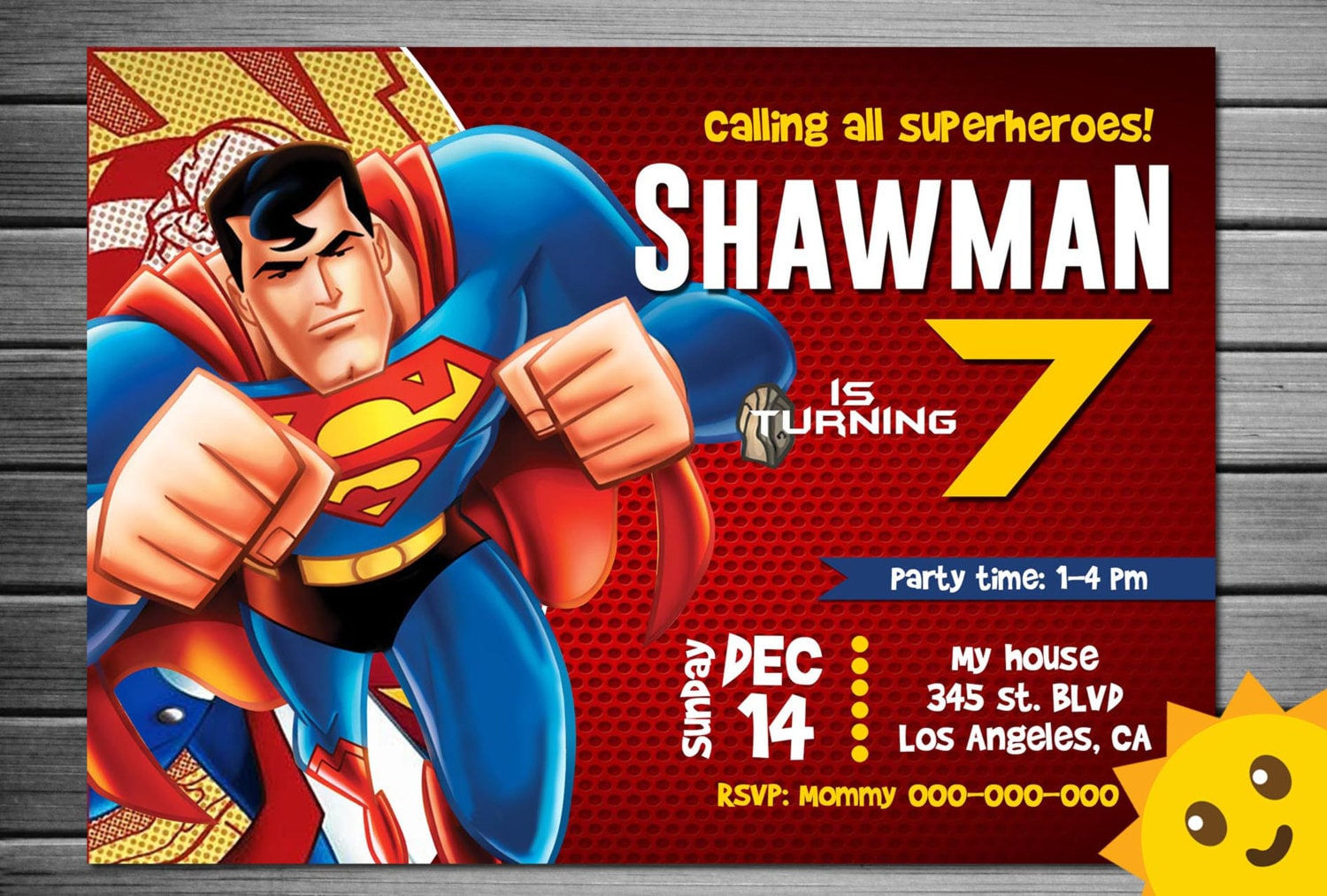 Wallpaper #UDHkNZMB5zzyi_yYPlhx98 Superman Invitation Superman Birthday Superman Party